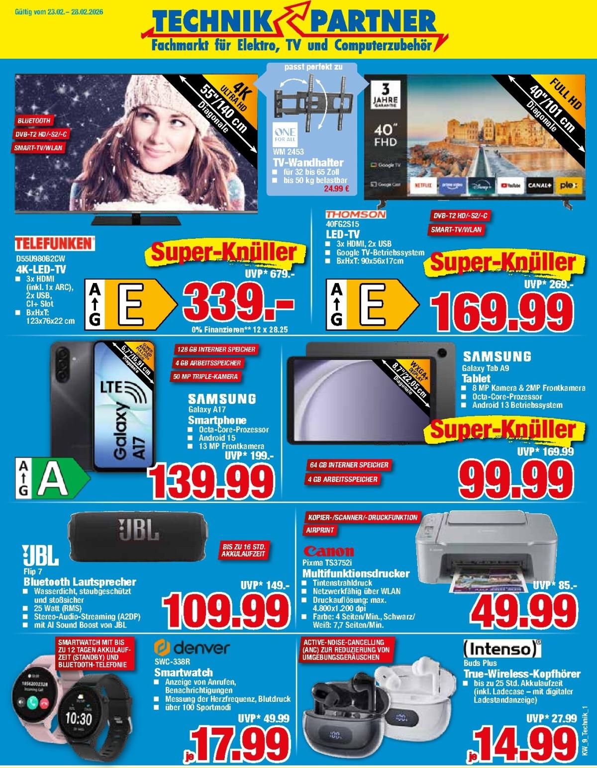 Herkules - Technik Partner-Prospekt gültig vom 23.02.2026 bis 28.02.2026