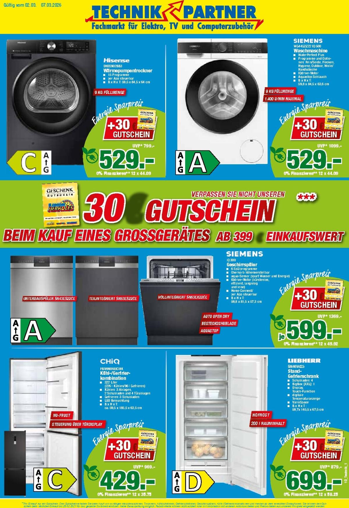 Herkules - Technik Partner-Prospekt gültig vom 02.03.2026 bis 07.03.2026