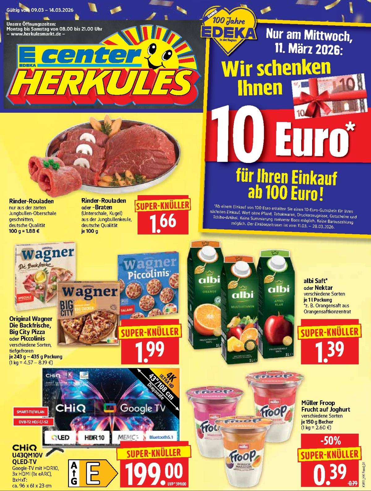 Herkules-Prospekt gültig vom 09.03.2026 bis 14.03.2026