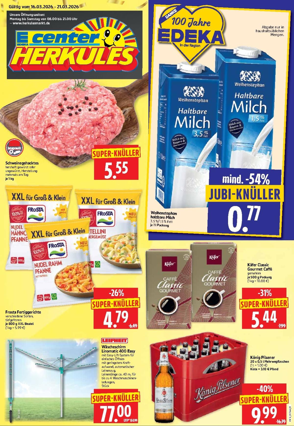 Herkules-Prospekt gültig vom 16.03.2026 bis 21.03.2026