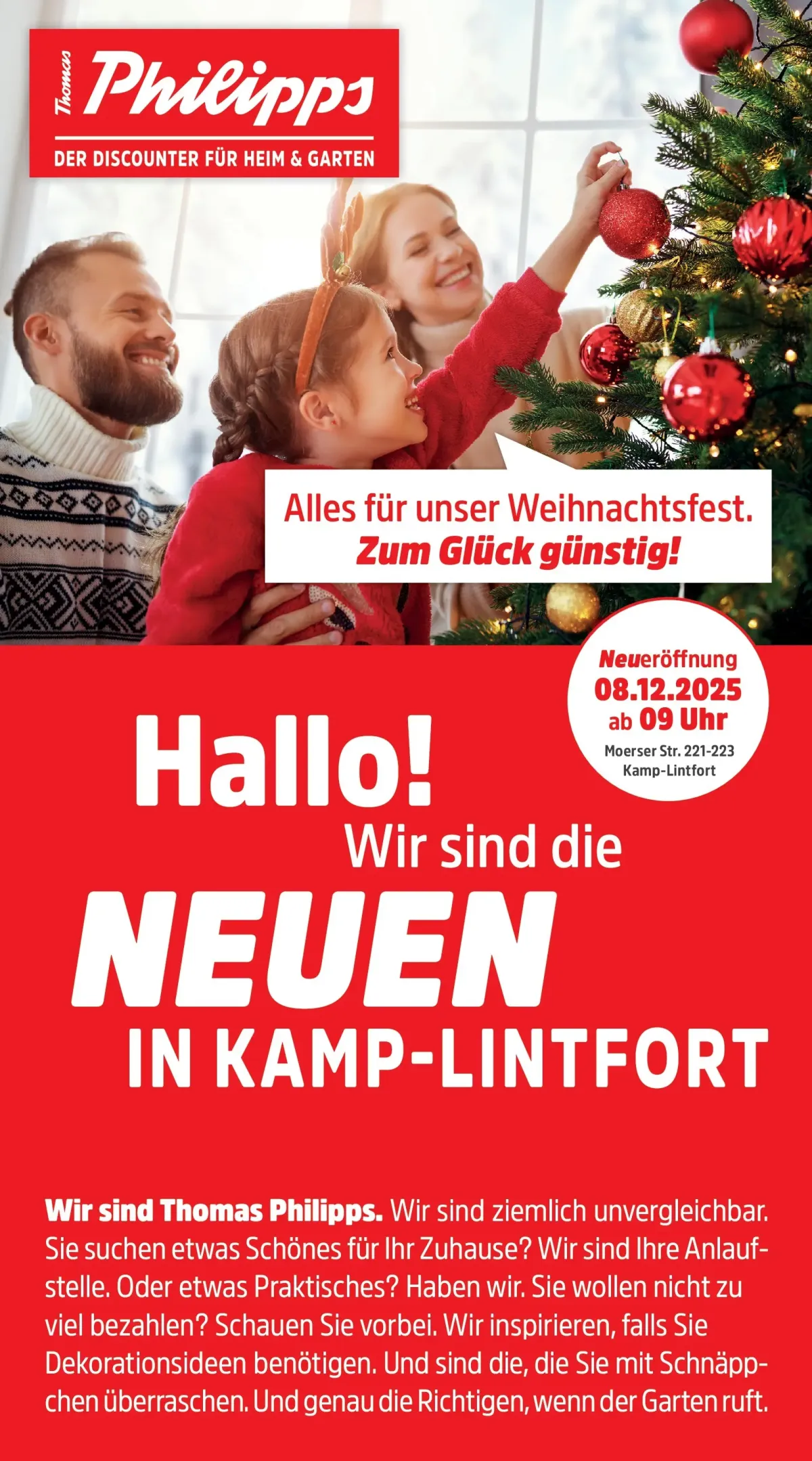 Thomas Phillips - Neueröffnung Kamp-Lintfort-Prospekt gültig vom 08.12. bis 13.12.