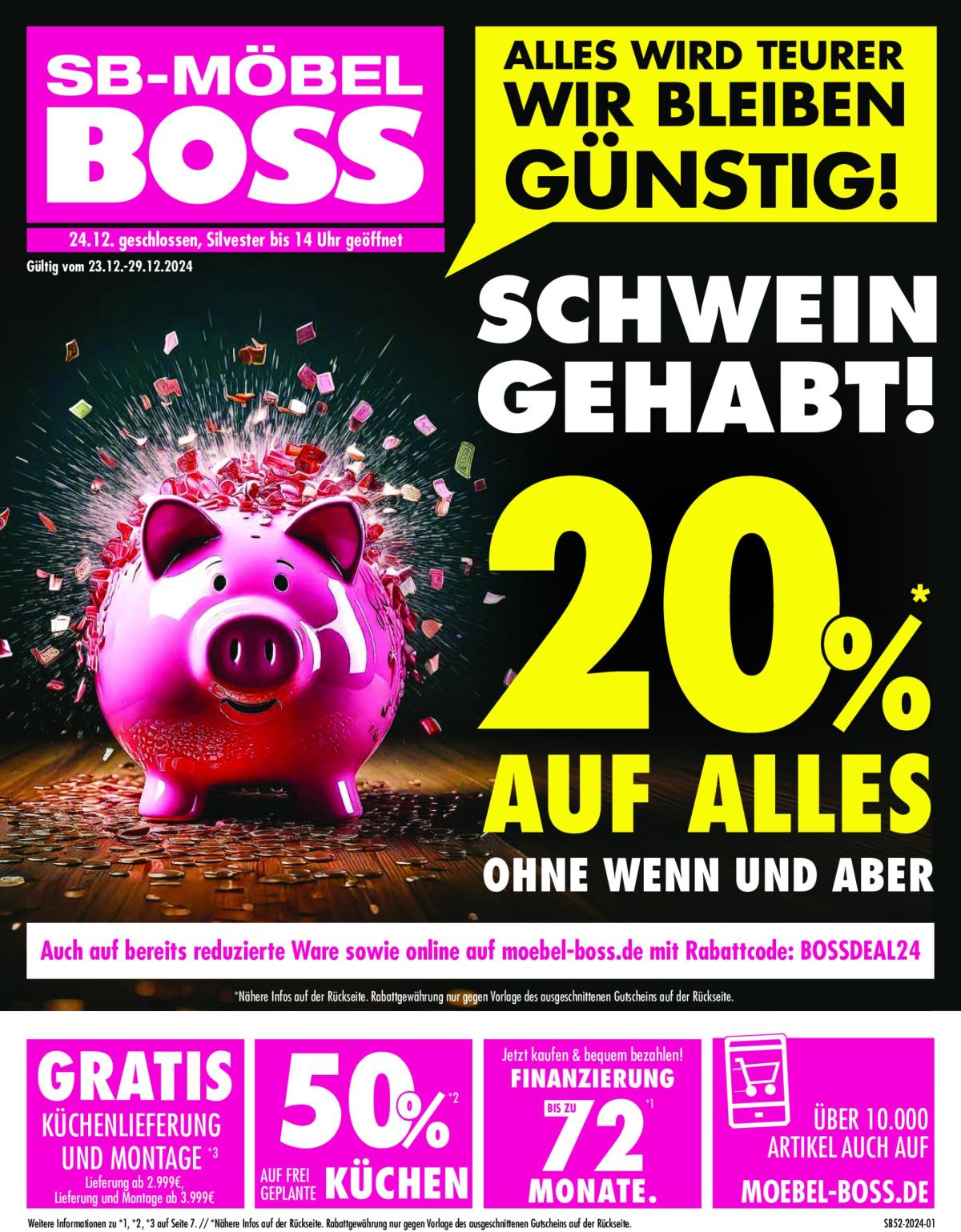 SB Möbel BOSS-Prospekt gültig von 23.12. bis 29.12.