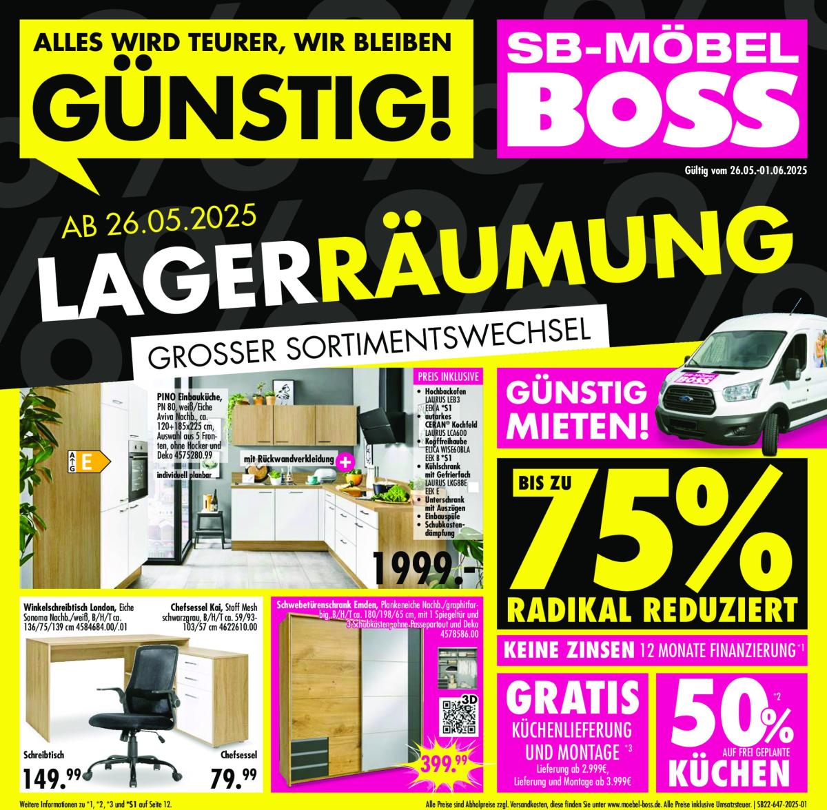SB Möbel BOSS - Neubrandenburg-Prospekt gültig von 26.05. bis 15.06.