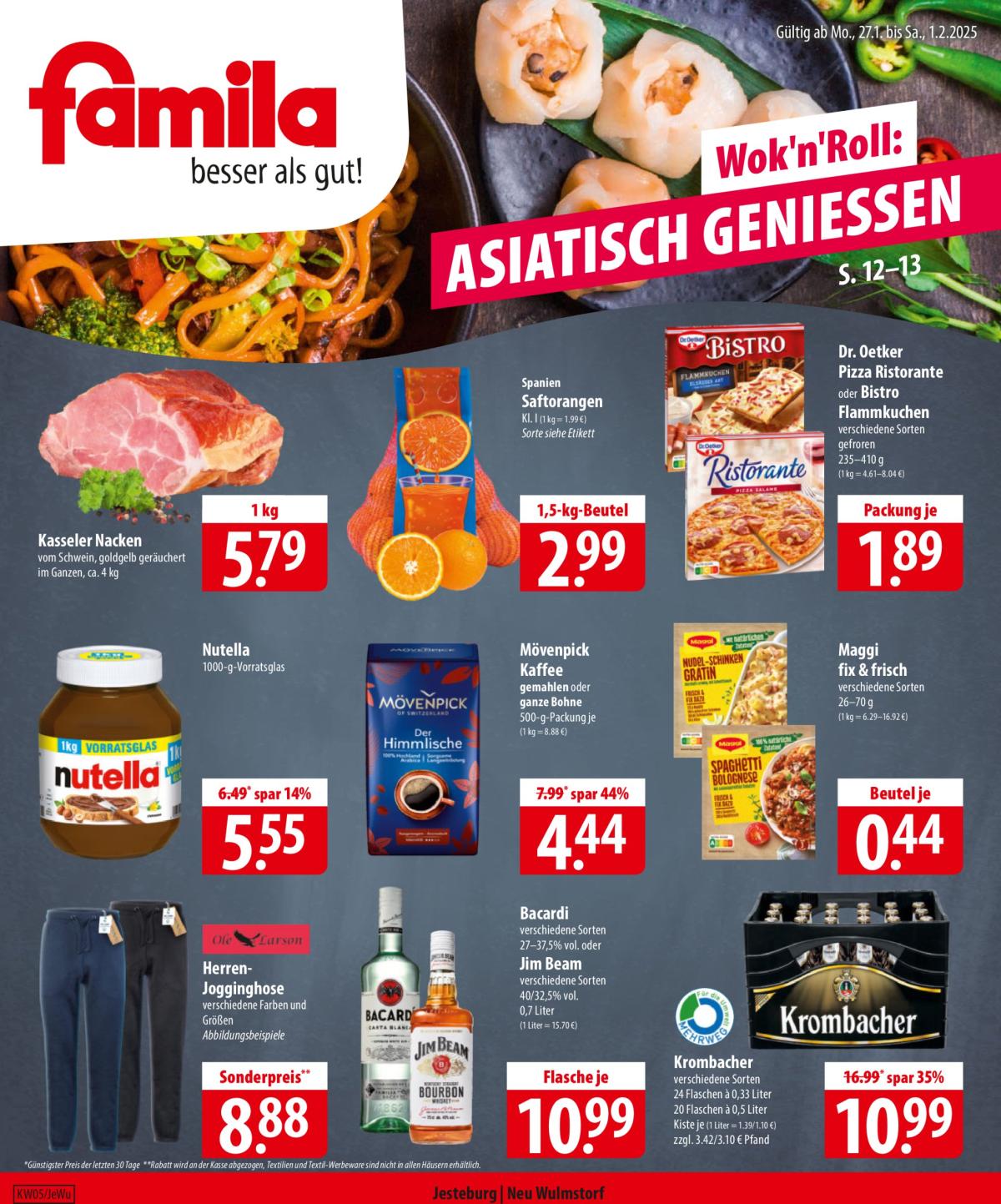 Famila Nordost-Prospekt gültig von 27.01. bis 01.02.