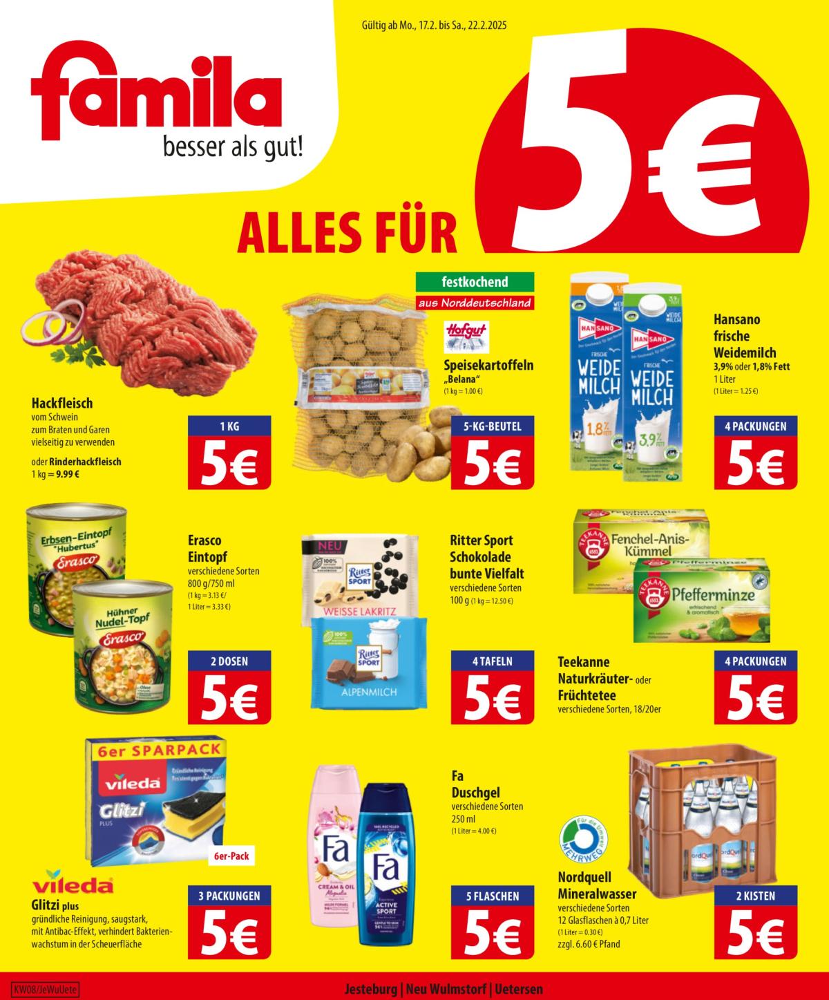 Famila Nordost-Prospekt gültig von 17.02. bis 22.02.