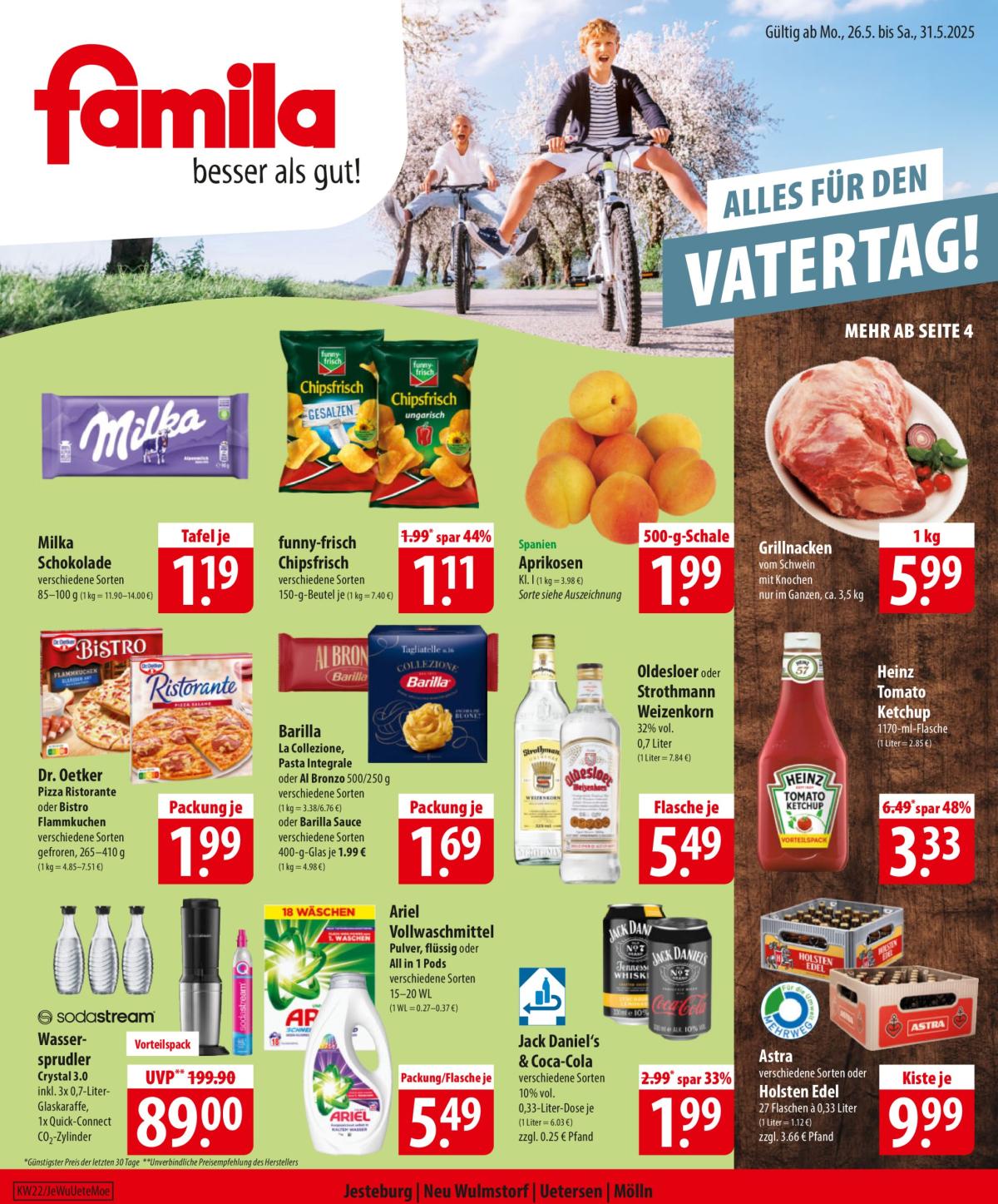 Famila Nordost-Prospekt gültig von 26.05. bis 31.05.