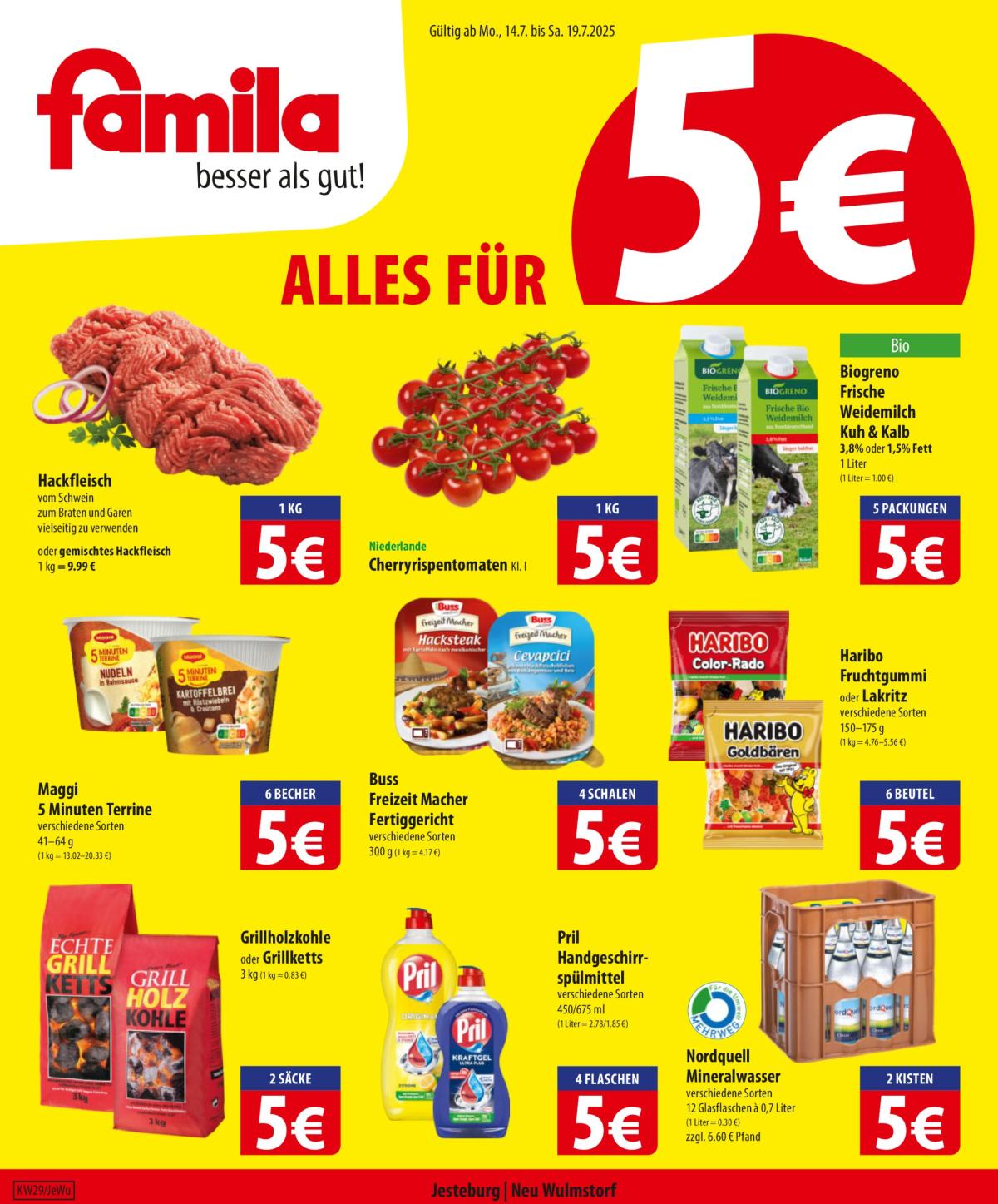 Famila Nordost-Prospekt gültig vom 14.07. bis 19.07.