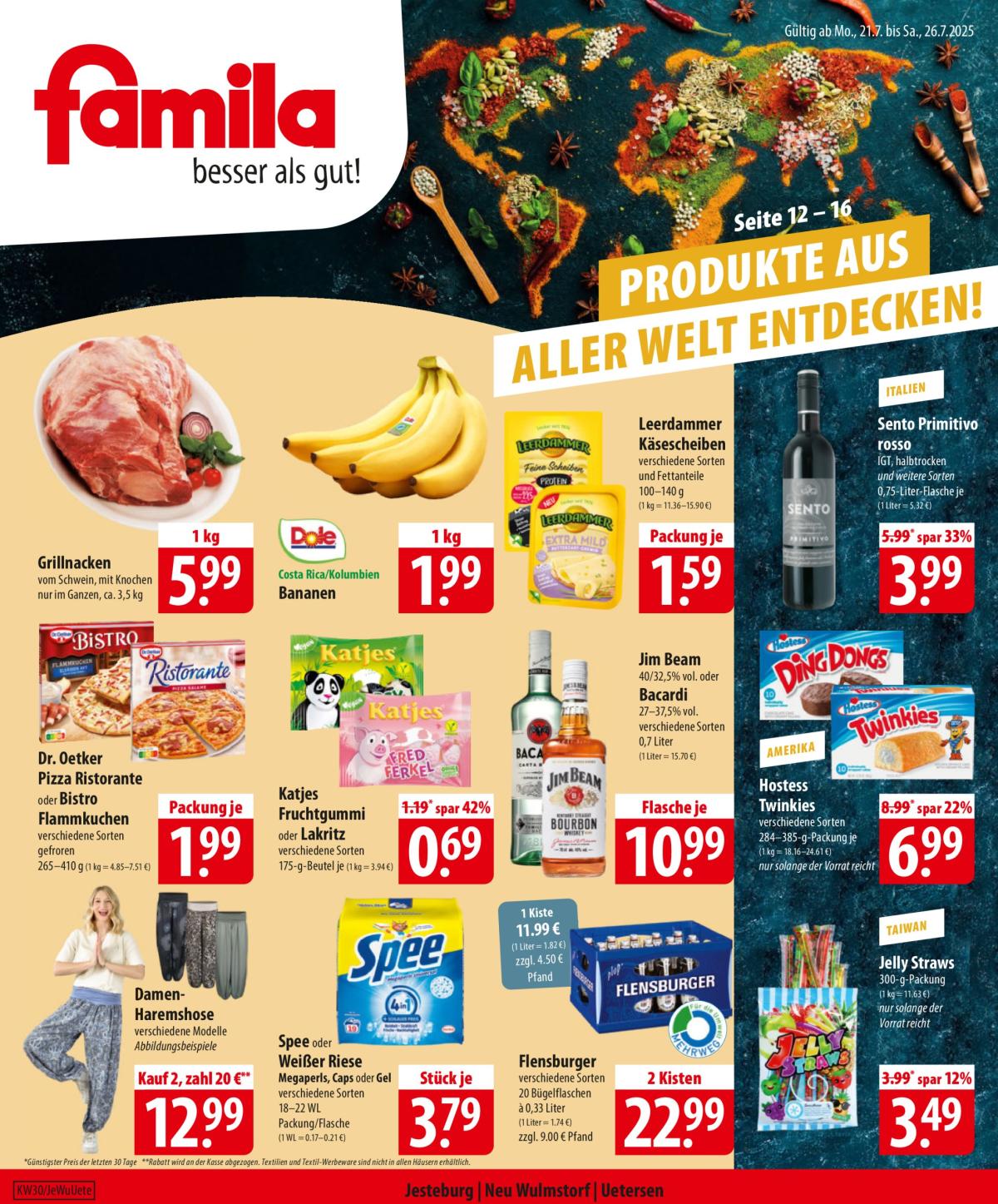 Famila Nordost-Prospekt gültig vom 21.07. bis 26.07.