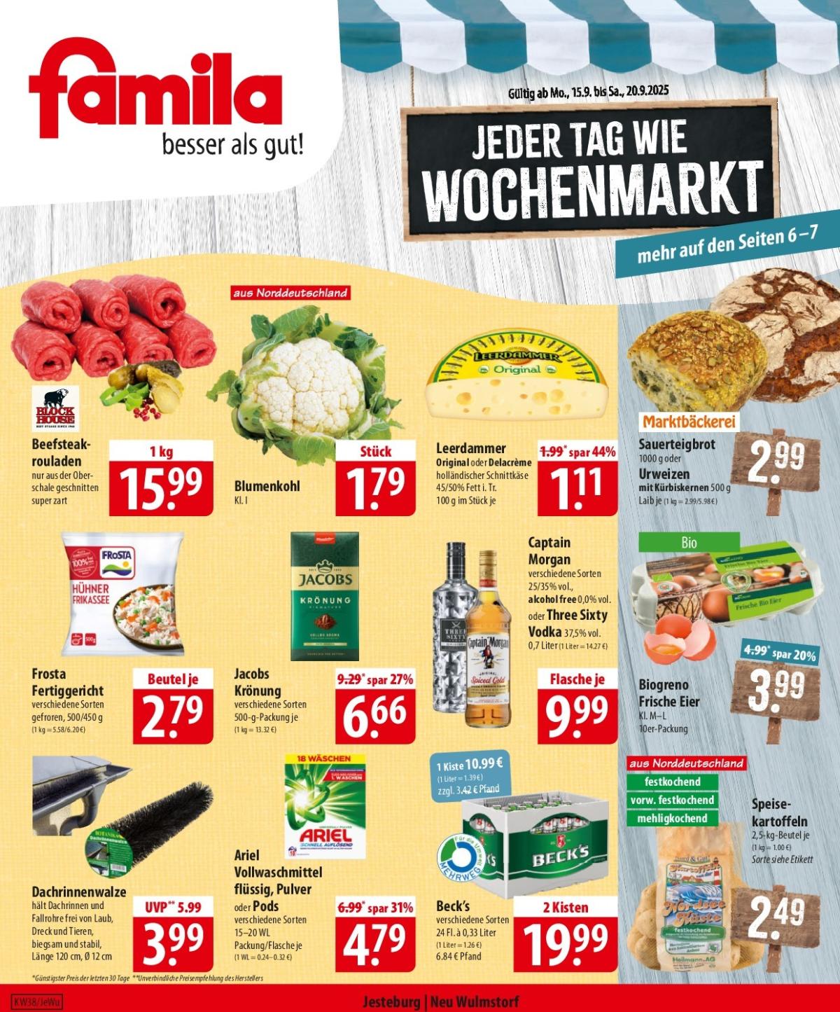 Famila Nordost-Prospekt gültig vom 15.09. bis 20.09.