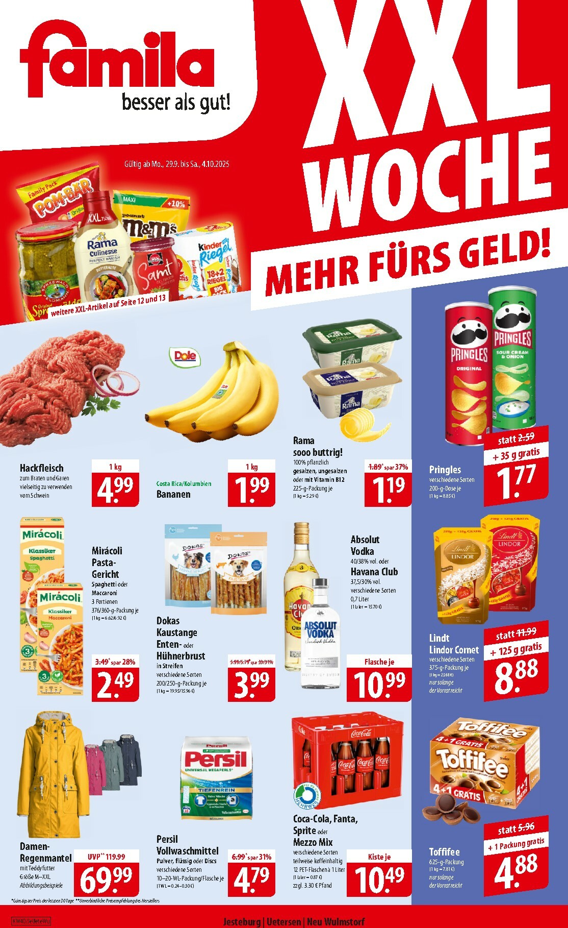 Famila Nordost-Prospekt gültig vom 29.09. bis 04.10.