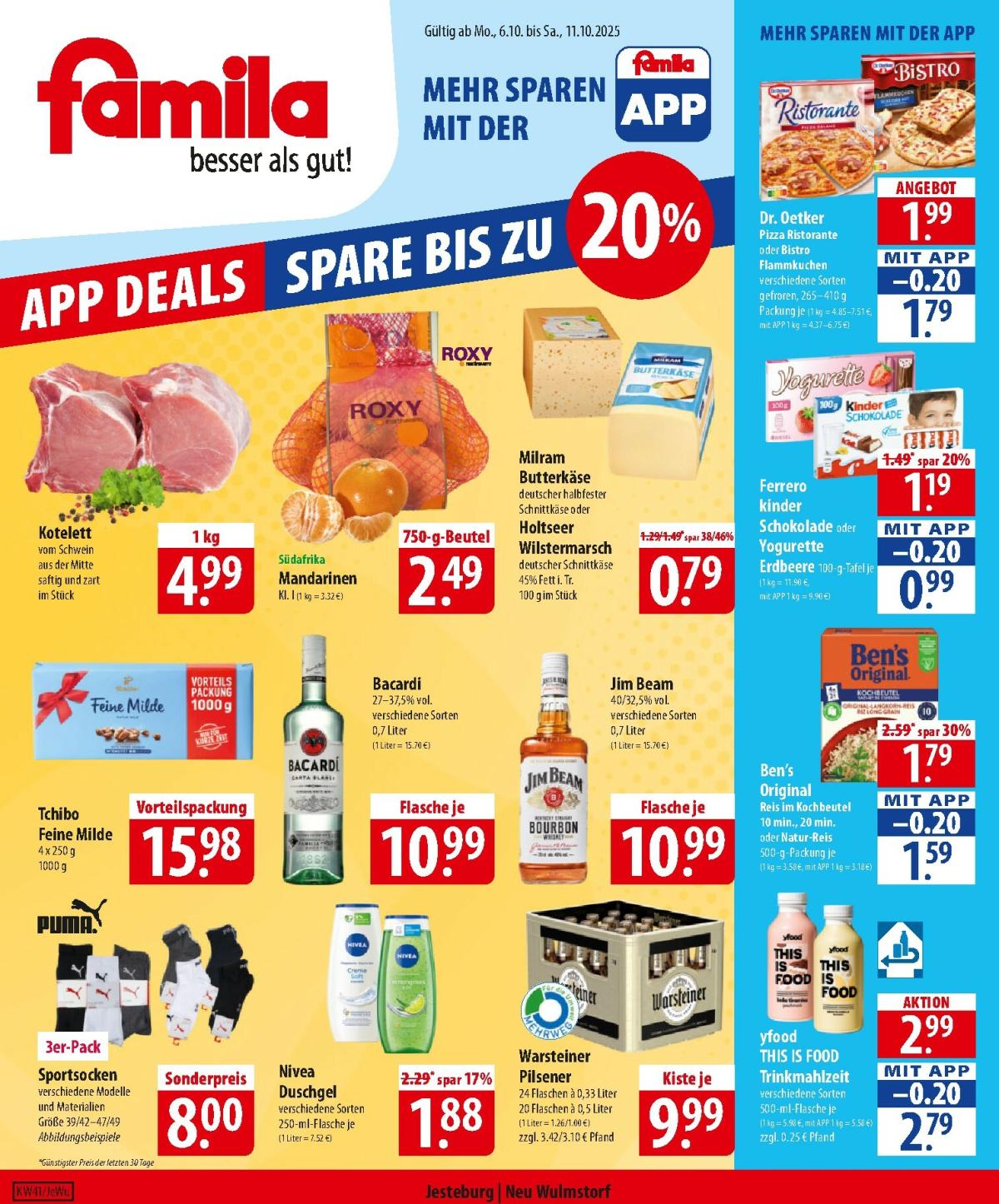 Famila Nordost-Prospekt gültig vom 06.10. bis 11.10.
