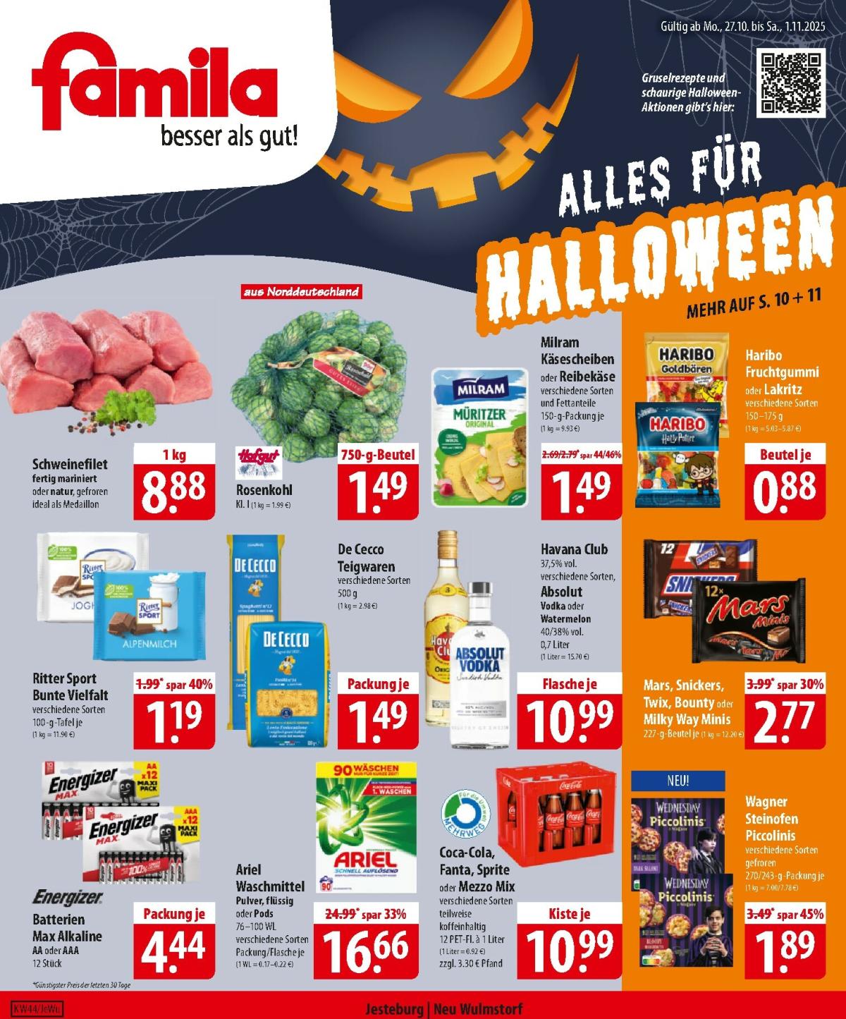 Famila Nordost-Prospekt gültig vom 27.10. bis 01.11.