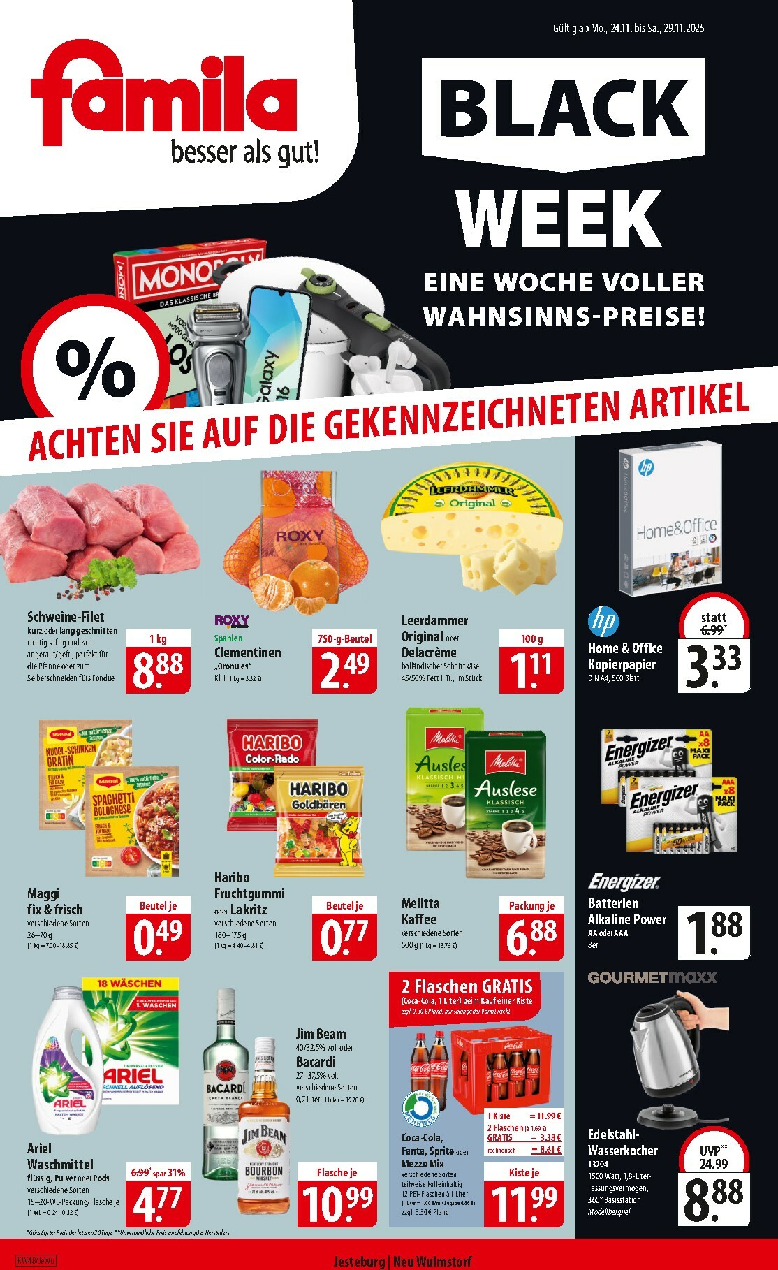 Famila Nordost-Prospekt gültig vom 24.11. bis 29.11.