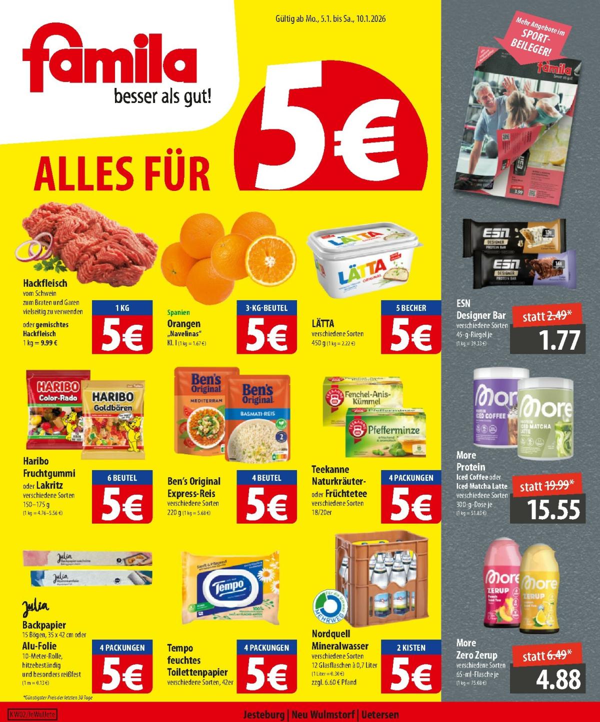 Famila Nordost-Prospekt gültig vom 05.01. bis 10.01.