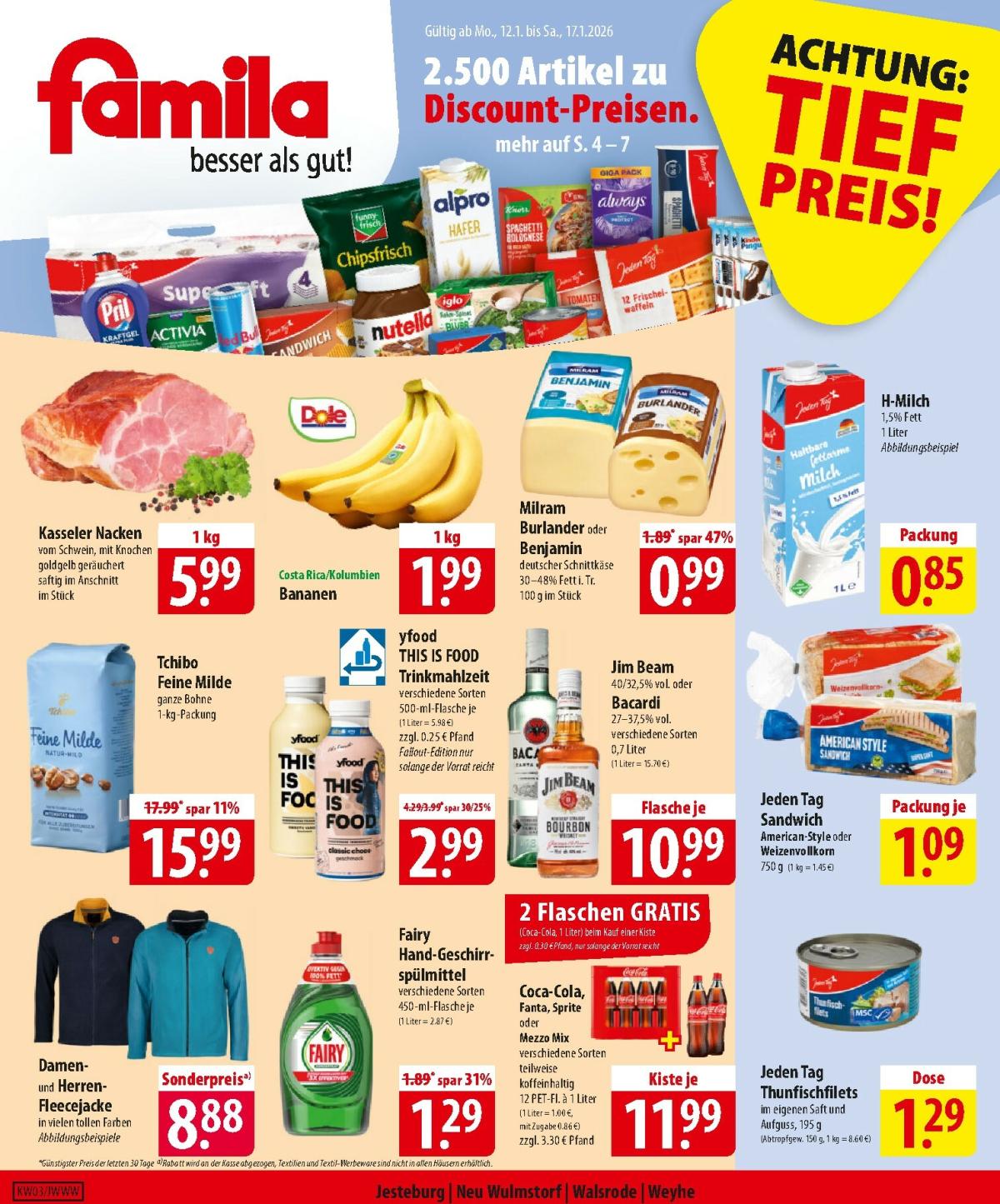 Famila Nordost-Prospekt gültig vom 12.01. bis 17.01.