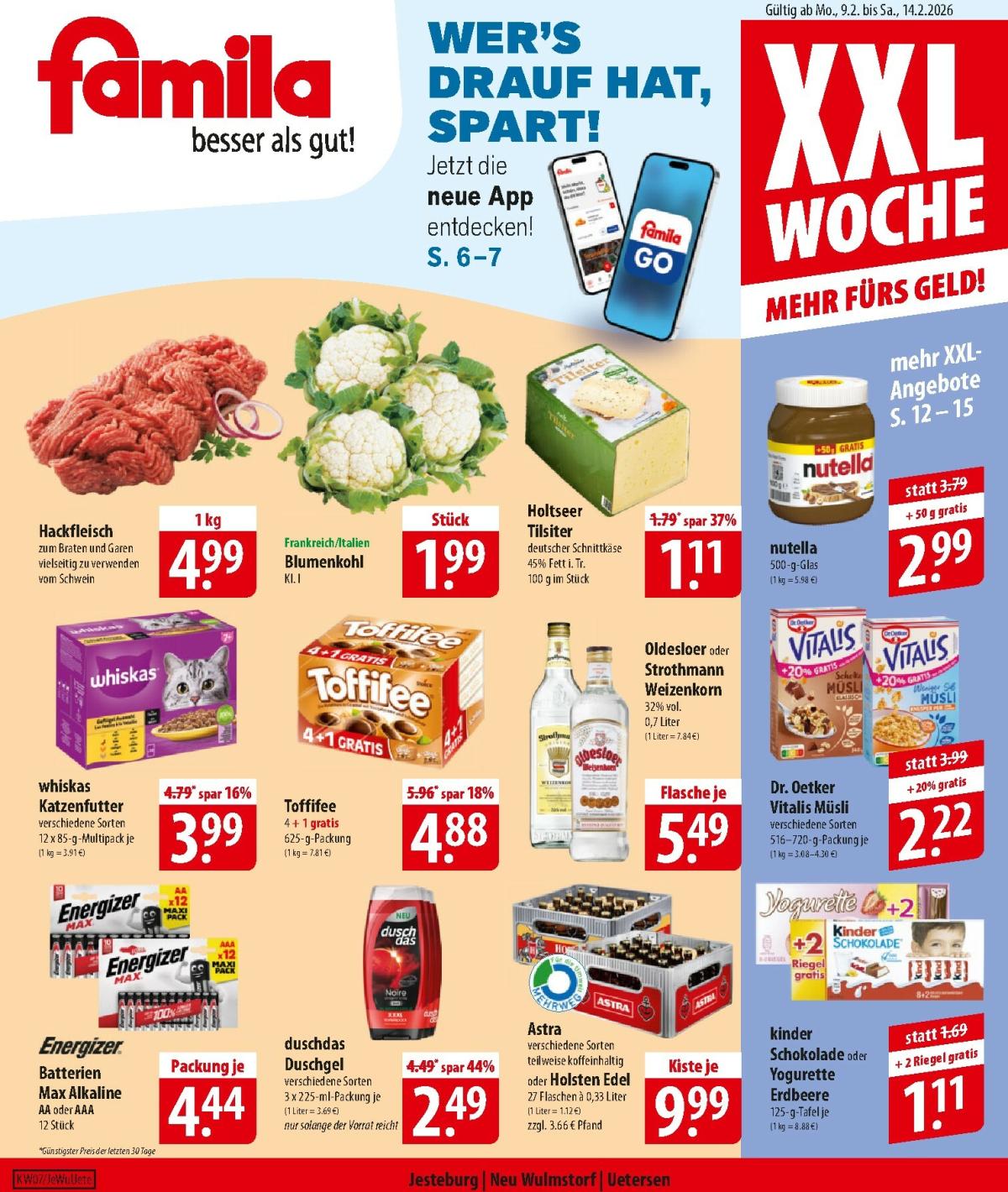 Famila Nordost-Prospekt gültig vom 09.02.2026 bis 14.02.2026
