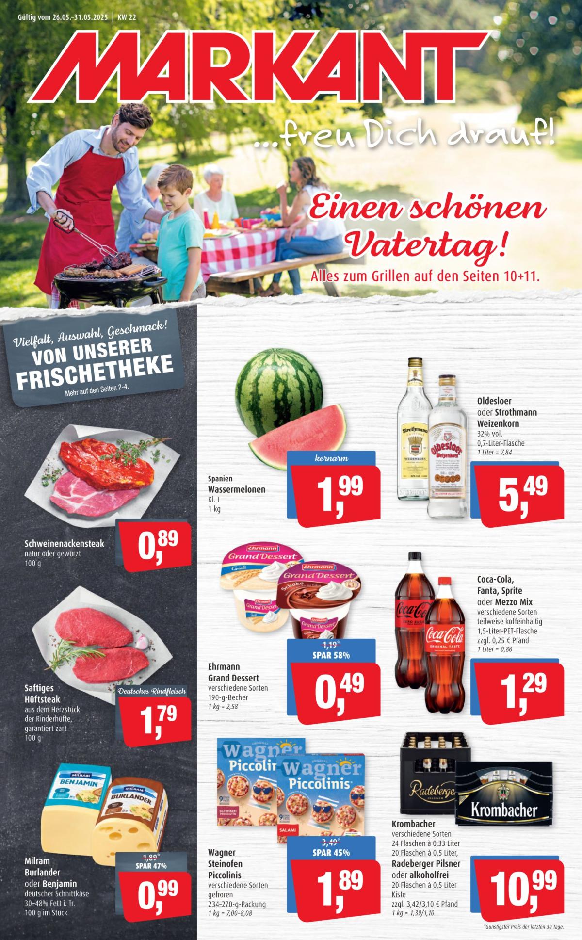 Markant Freu Dich Drauf-Prospekt gültig von 26.05. bis 31.05.