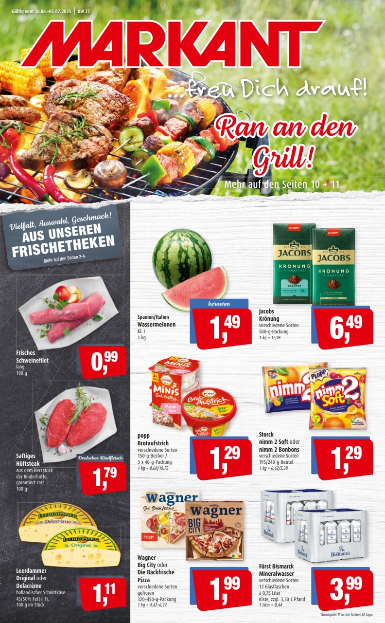Markant Freu Dich Drauf-Prospekt gültig vom 30.06. bis 05.07.