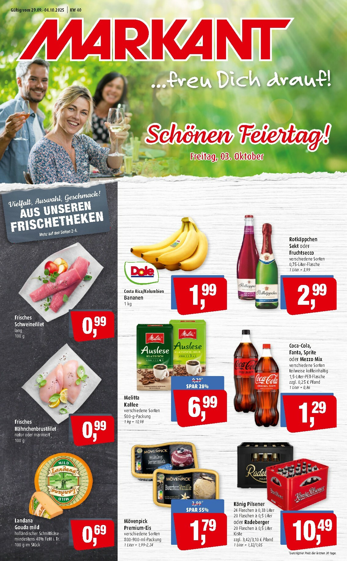 Markant Freu Dich Drauf-Prospekt gültig vom 29.09. bis 04.10.