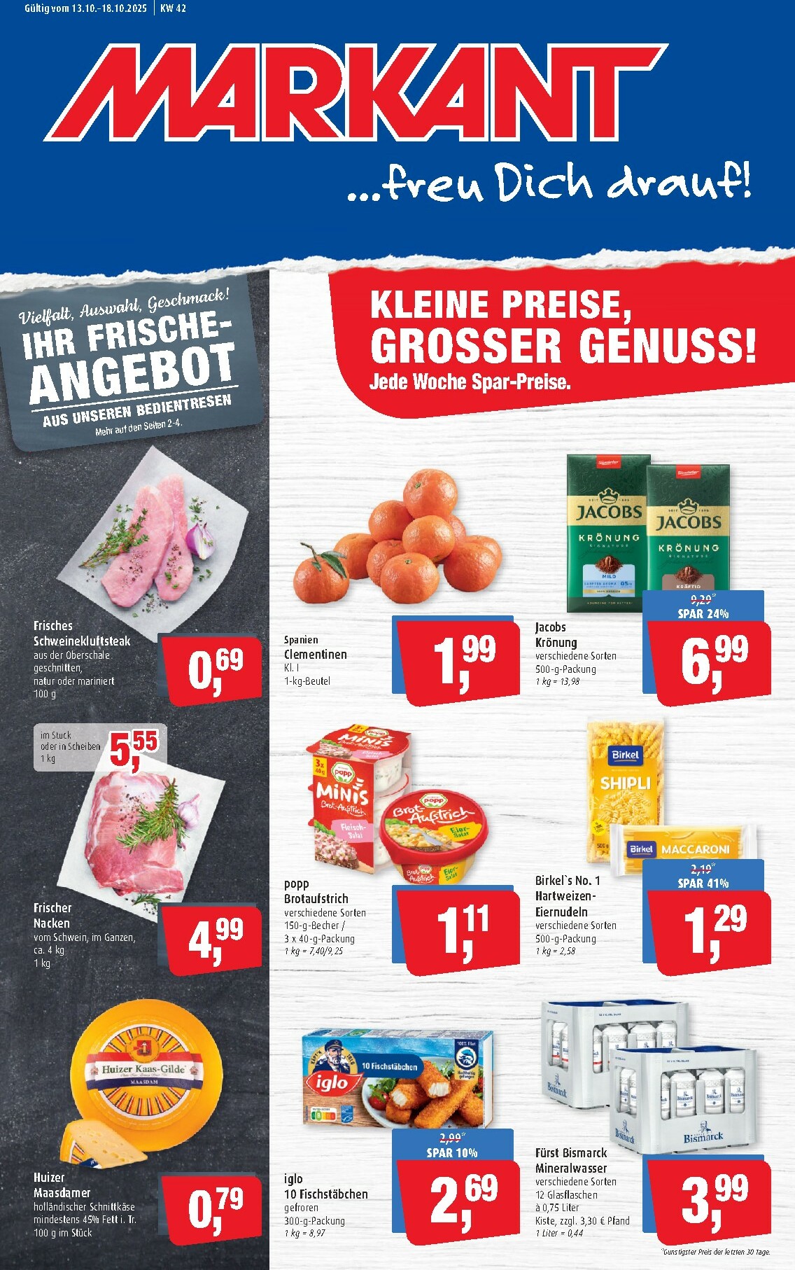 Markant Freu Dich Drauf-Prospekt gültig vom 13.10. bis 18.10.
