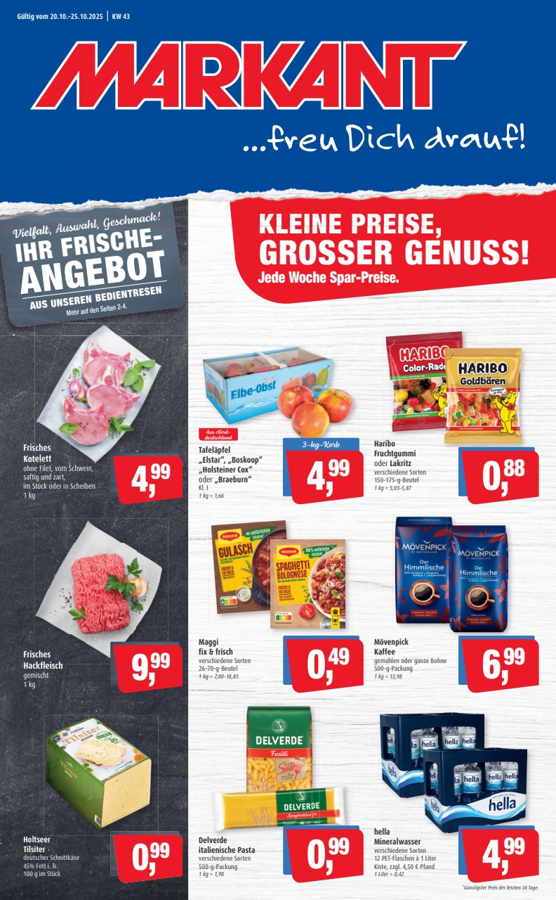 Markant Freu Dich Drauf-Prospekt gültig vom 20.10. bis 25.10.