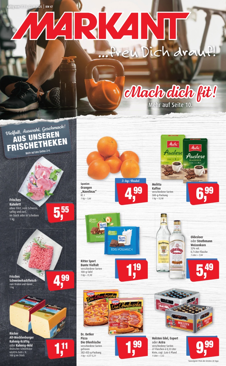 Markant Freu Dich Drauf-Prospekt gültig vom 17.11. bis 22.11.