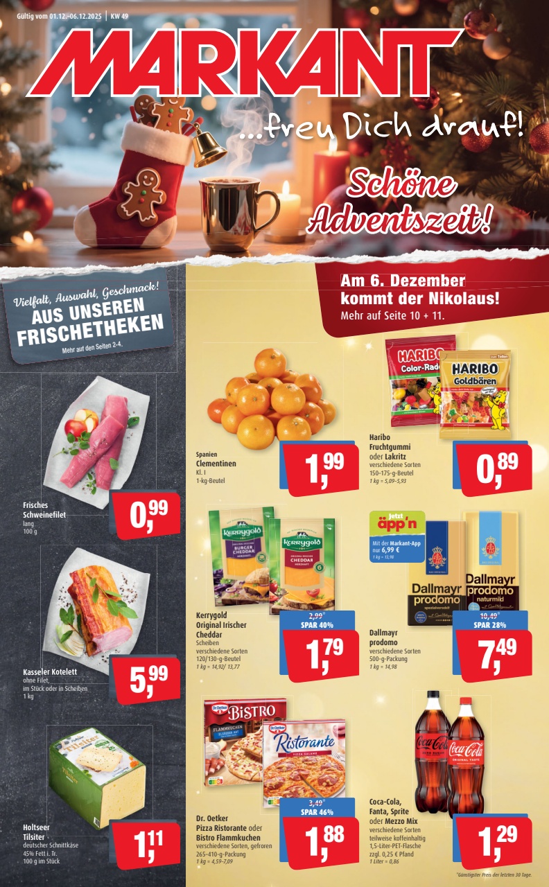 Markant Freu Dich Drauf-Prospekt gültig vom 01.12. bis 06.12.