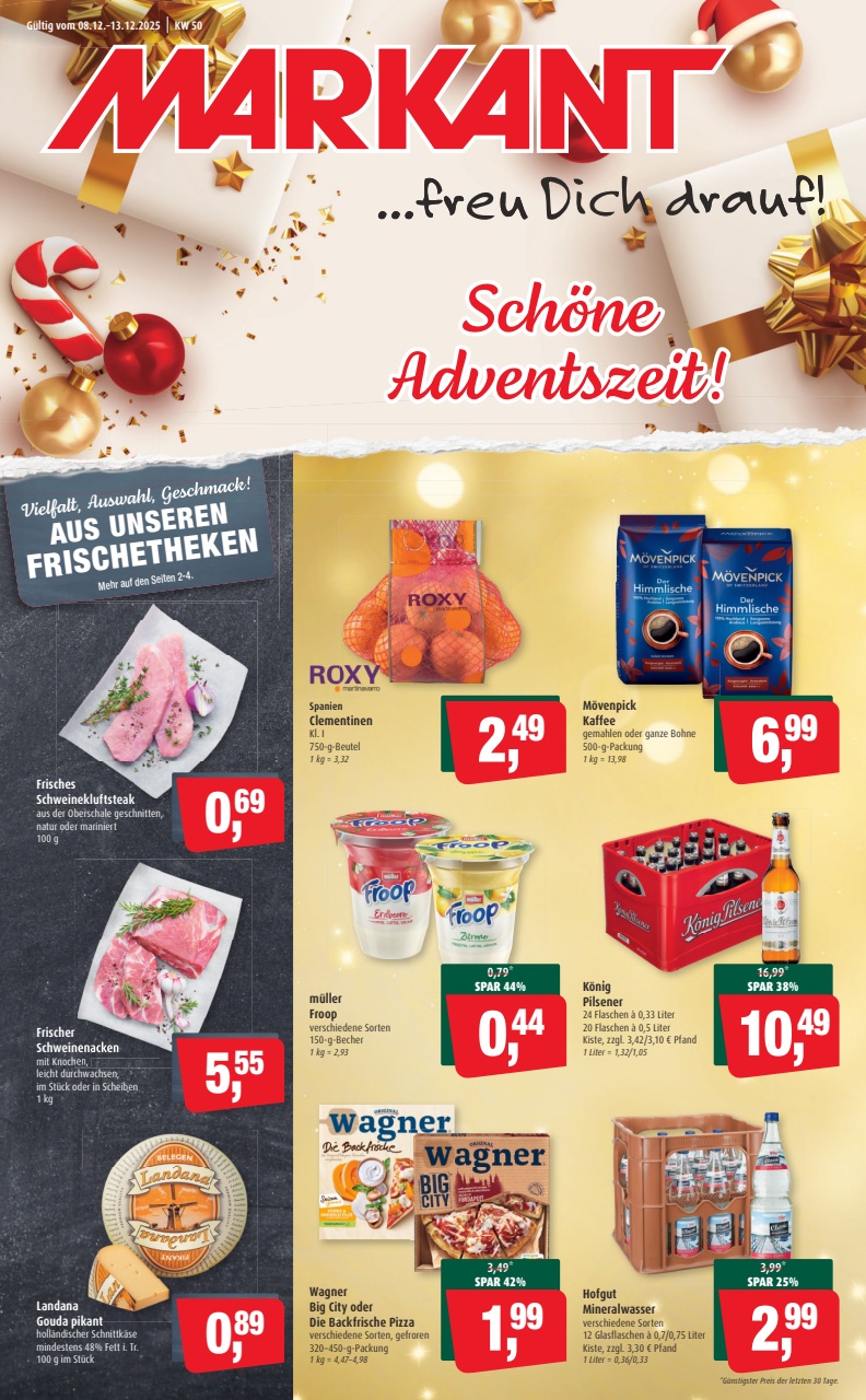 Markant Freu Dich Drauf-Prospekt gültig vom 08.12. bis 13.12.