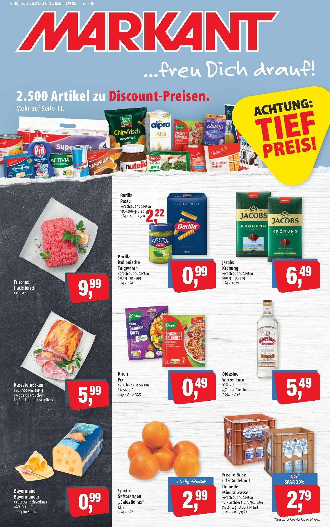 Markant Freu Dich Drauf-Prospekt gültig vom 26.01. bis 31.01.