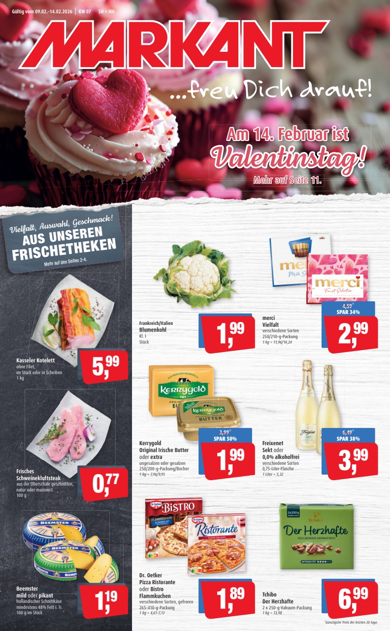Markant Freu Dich Drauf-Prospekt gültig vom 09.02.2026 bis 14.02.2026