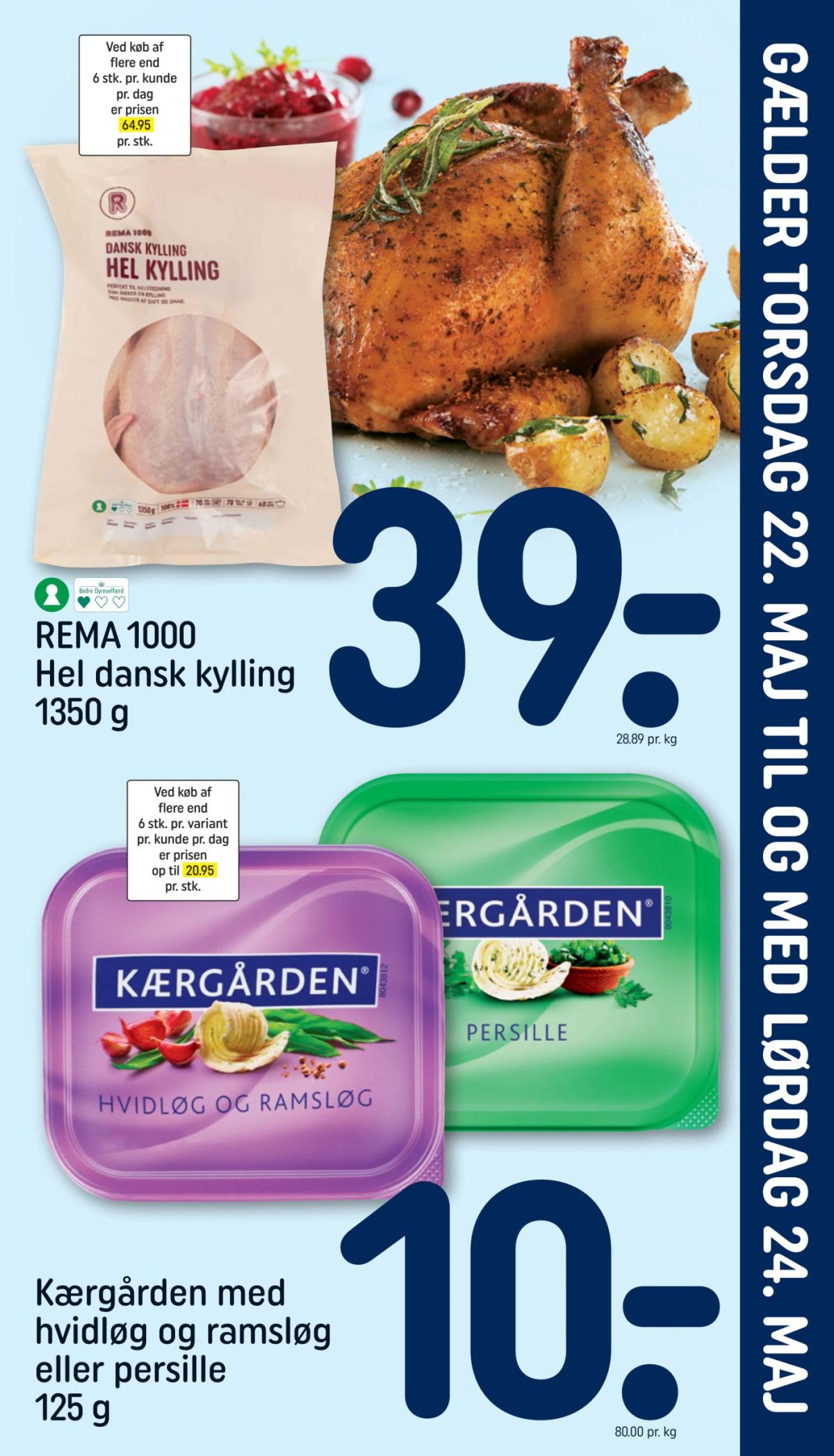 Rema 1000 tilbudsavis gyldig fra 22.05. - 24.05.