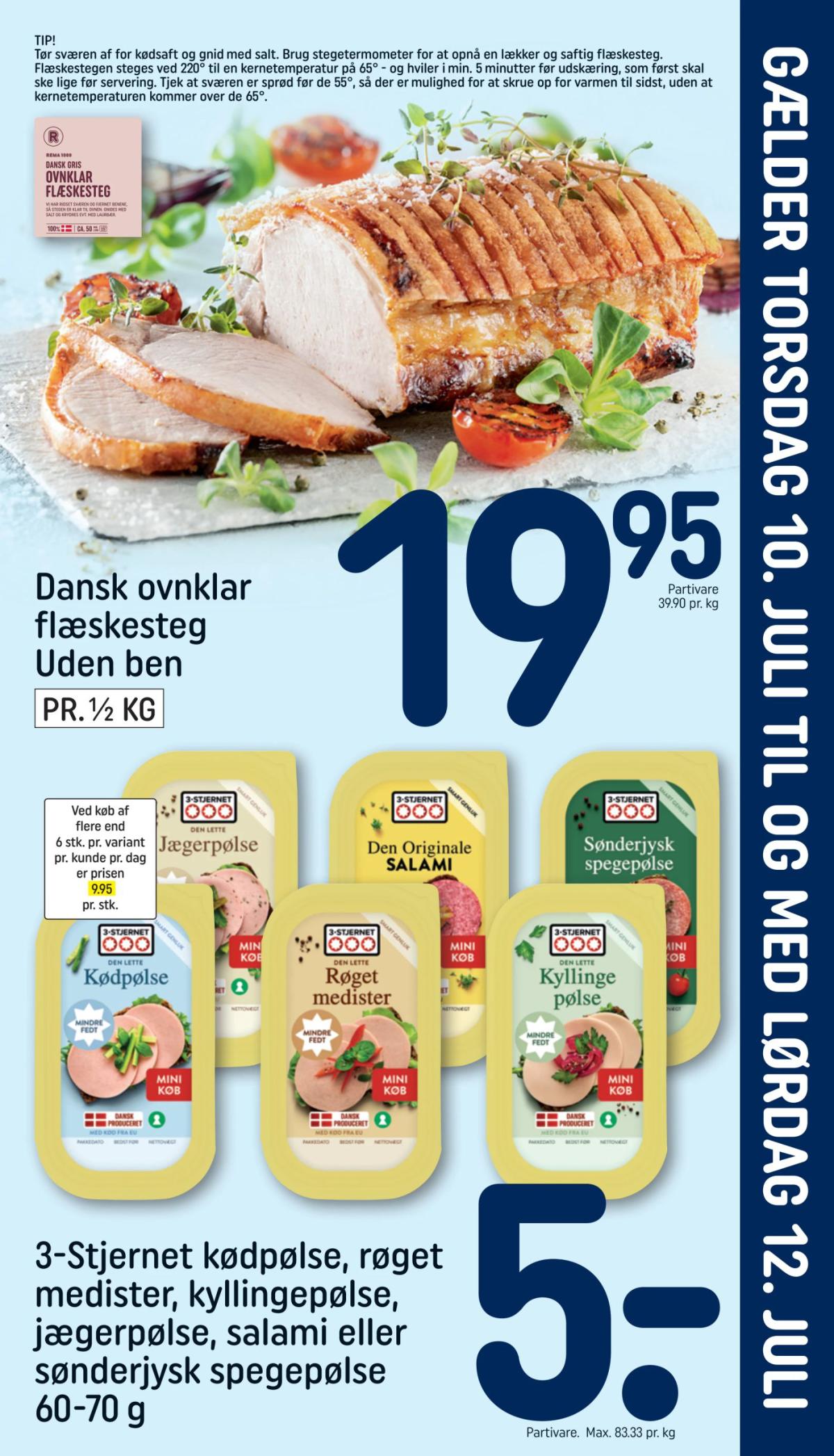 Rema 1000 - Indstik tilbudsavis gyldig fra 10.07. til 12.07.