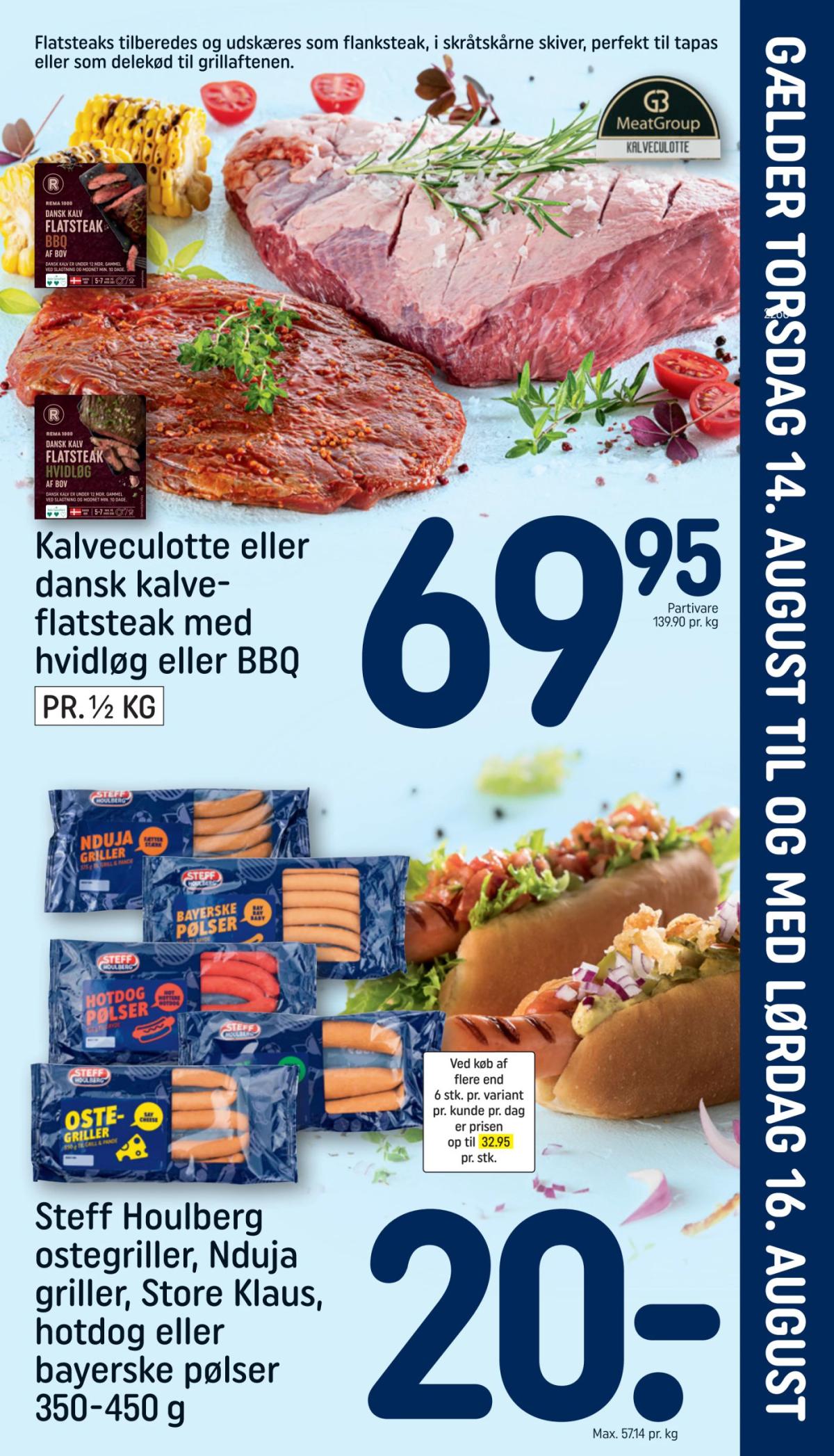 Rema 1000 - Indstik tilbudsavis gyldig fra 14.08. til 16.08.