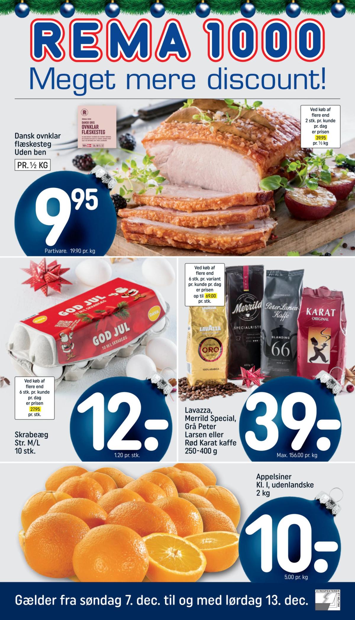 Rema 1000 tilbudsavis gyldig fra 07.12. til 13.12.