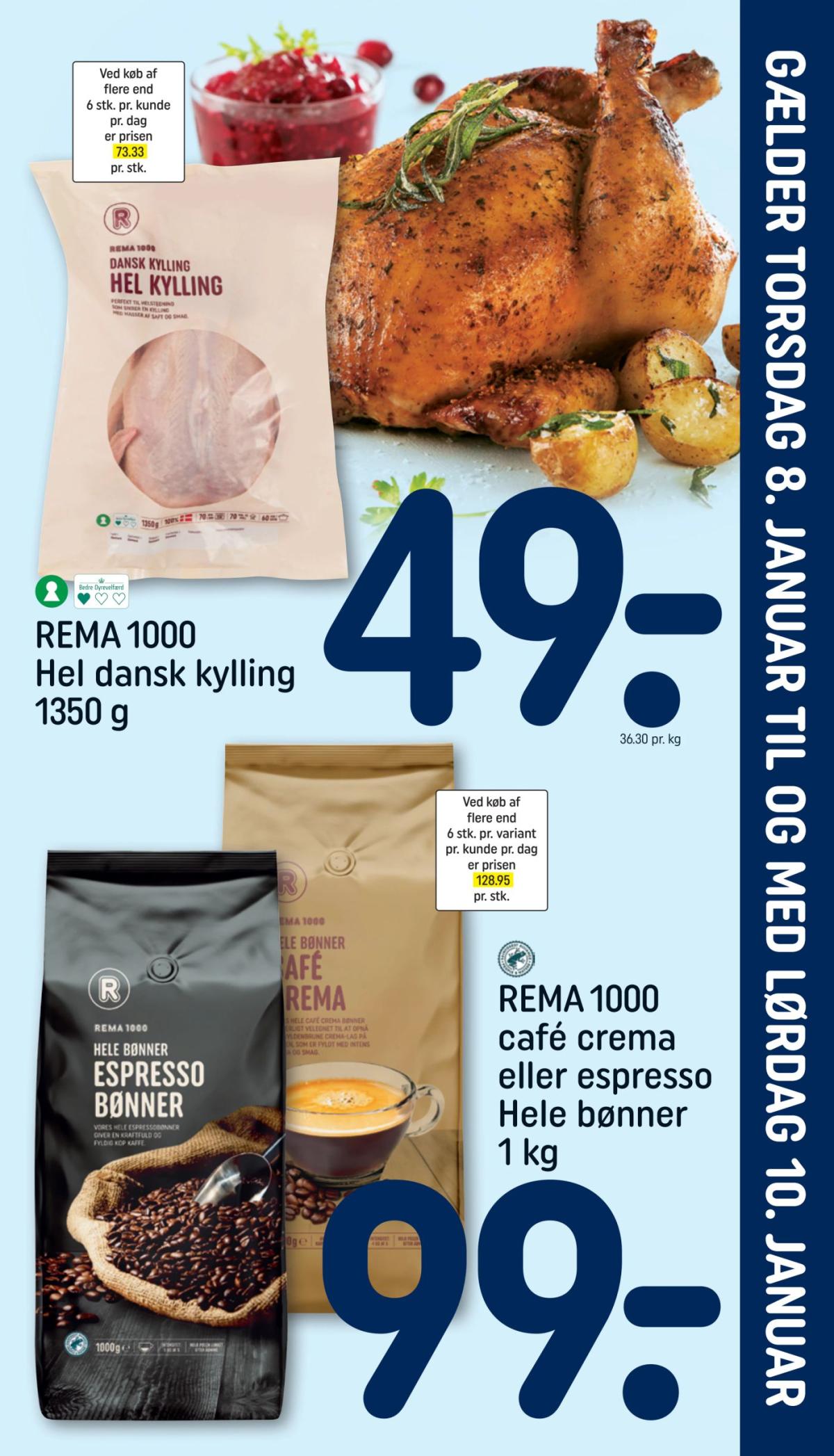 Rema 1000 - Indstik tilbudsavis gyldig fra 08.01. til 10.01.