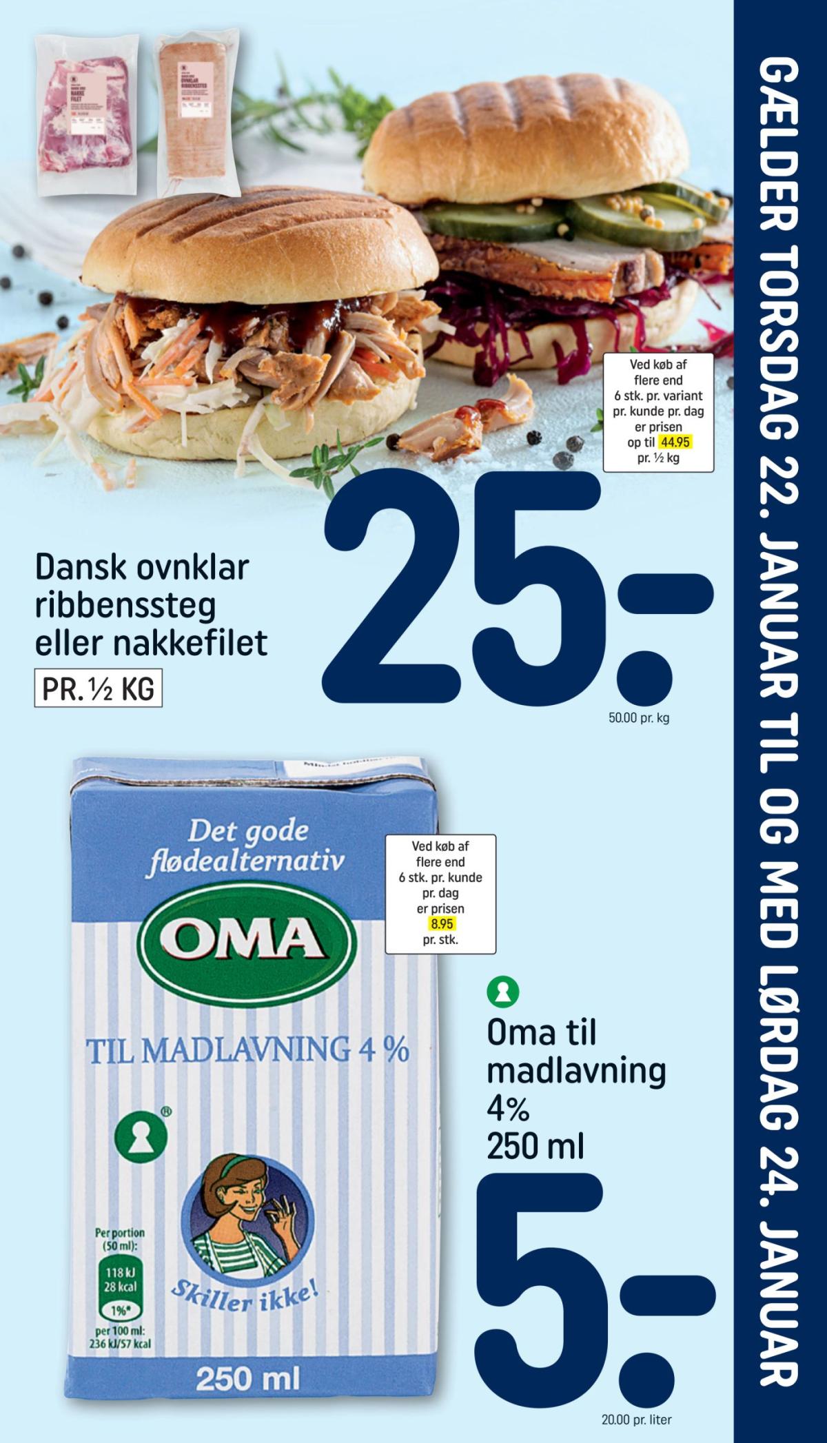 Rema 1000 - Indstik tilbudsavis gyldig fra 22.01. til 24.01.