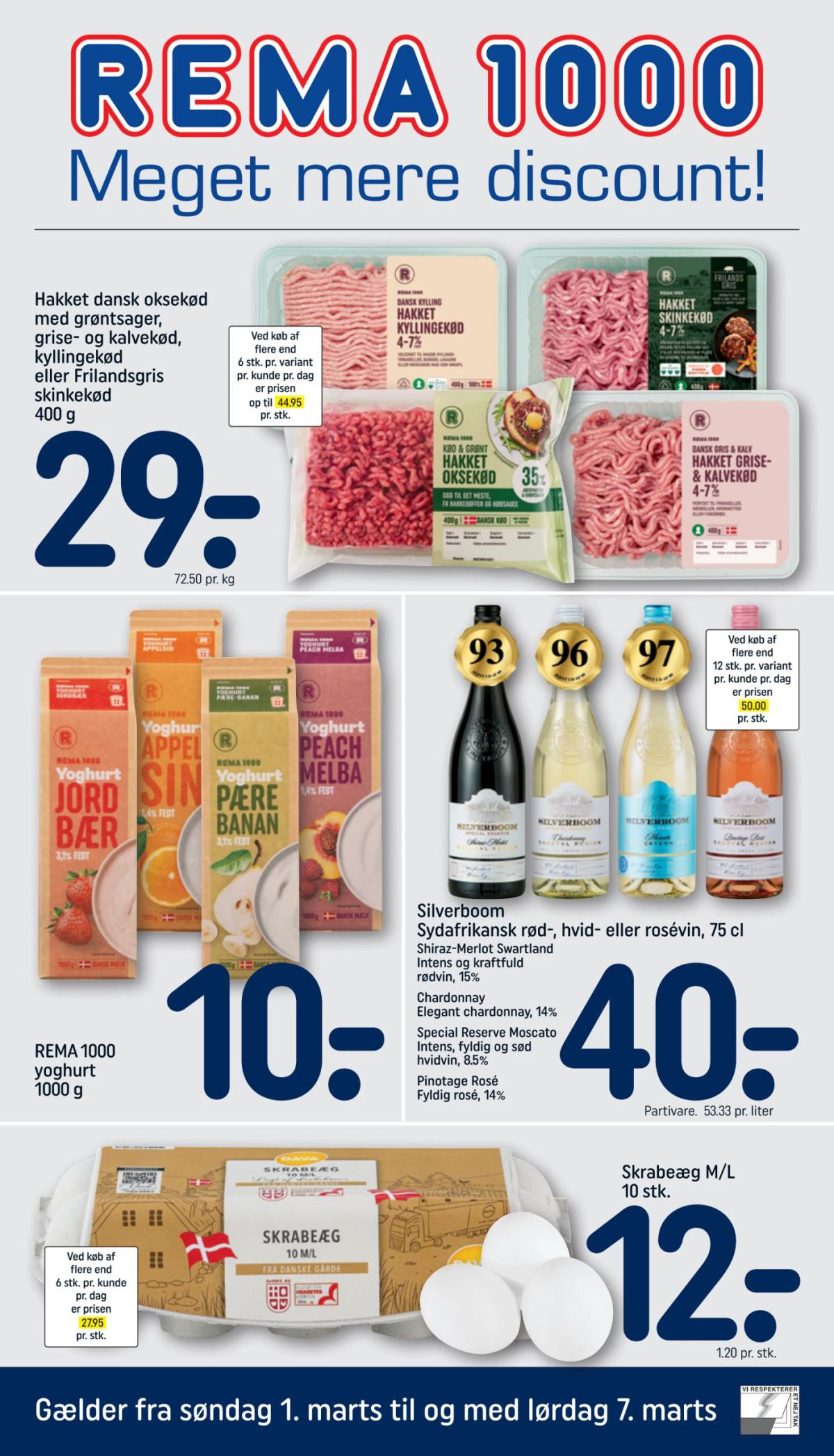 Rema 1000 tilbudsavis gyldig fra 01.03.2026 til 07.03.2026