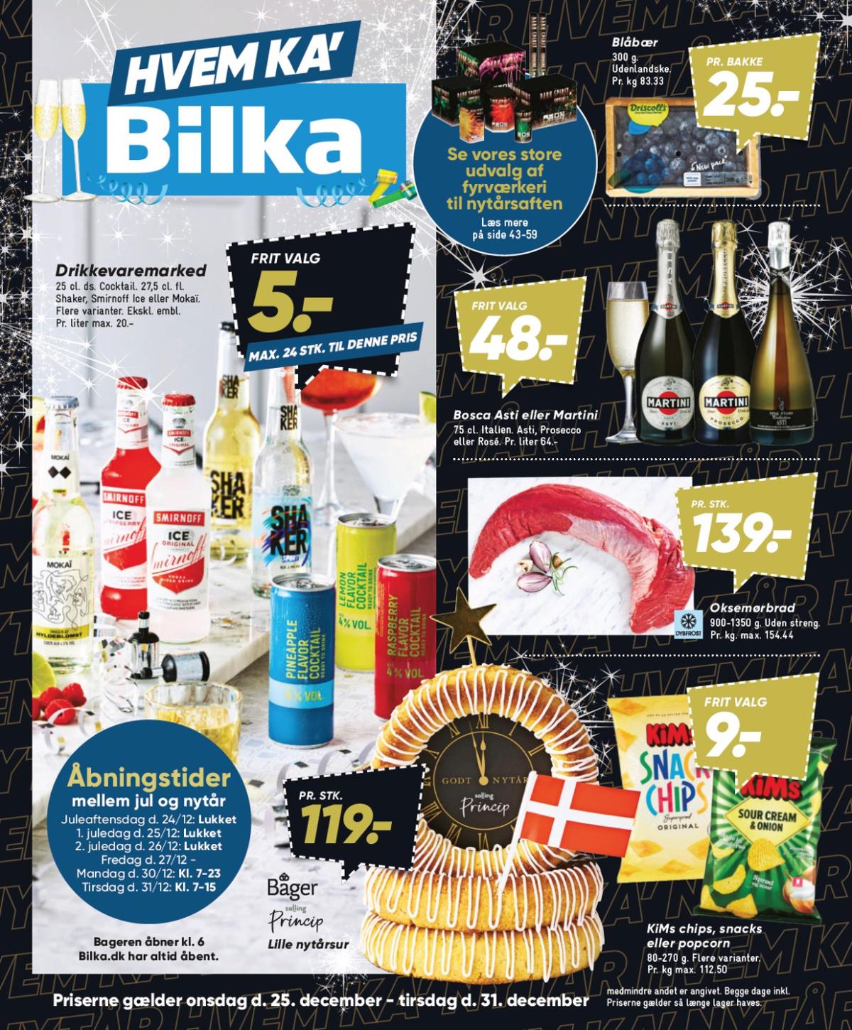 Bilka tilbudsavis gyldig fra 25.12. - 31.12.