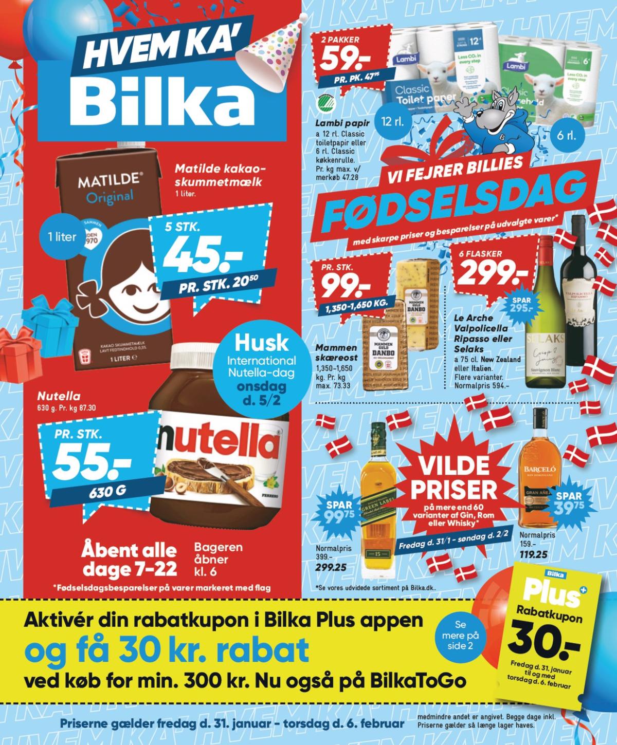 Bilka tilbudsavis gyldig fra 31.01. - 06.02.