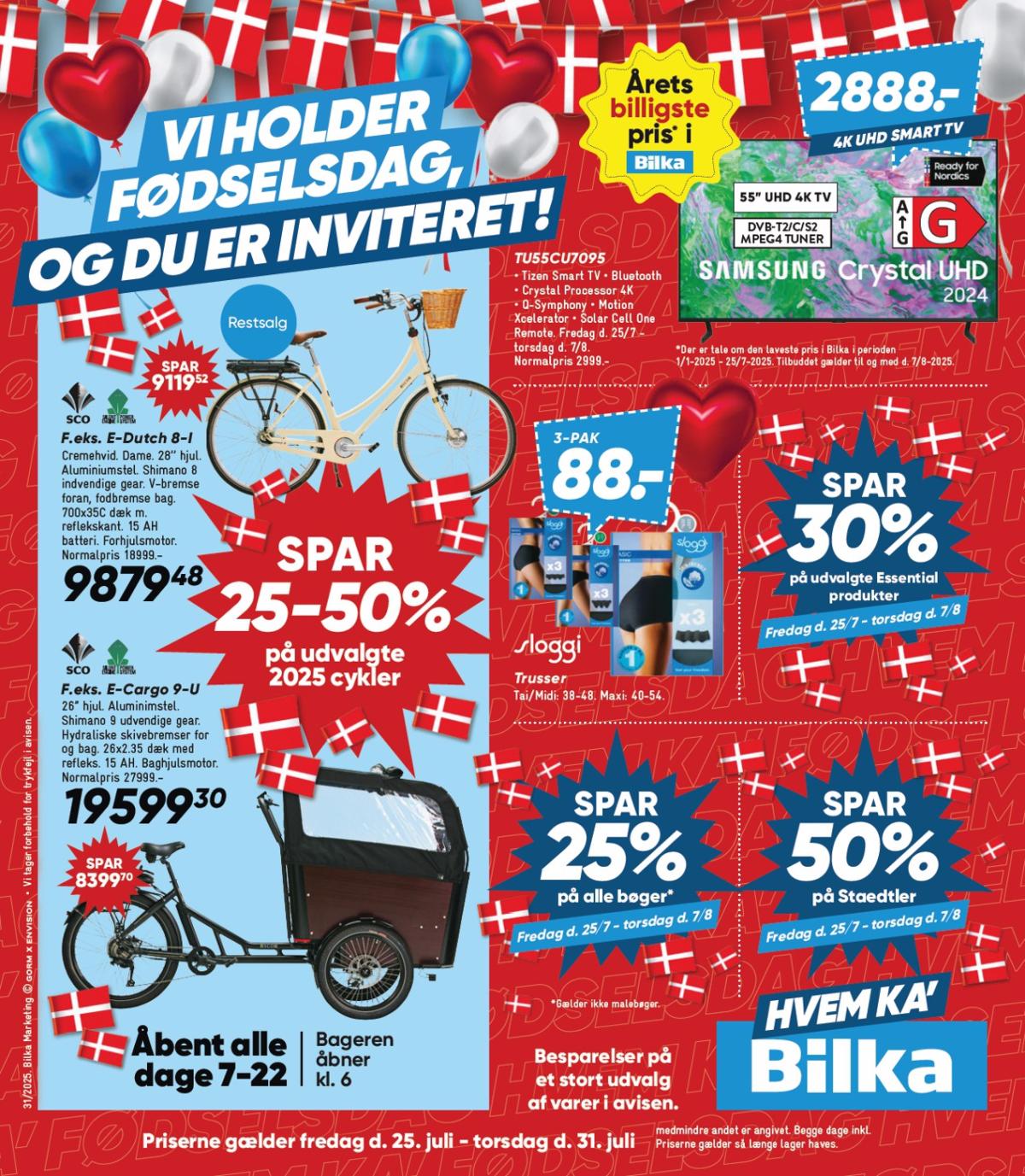 Bilka - Elektronik, Bolig, Have & Tekstil tilbudsavis gyldig fra 25.07. til 31.07.