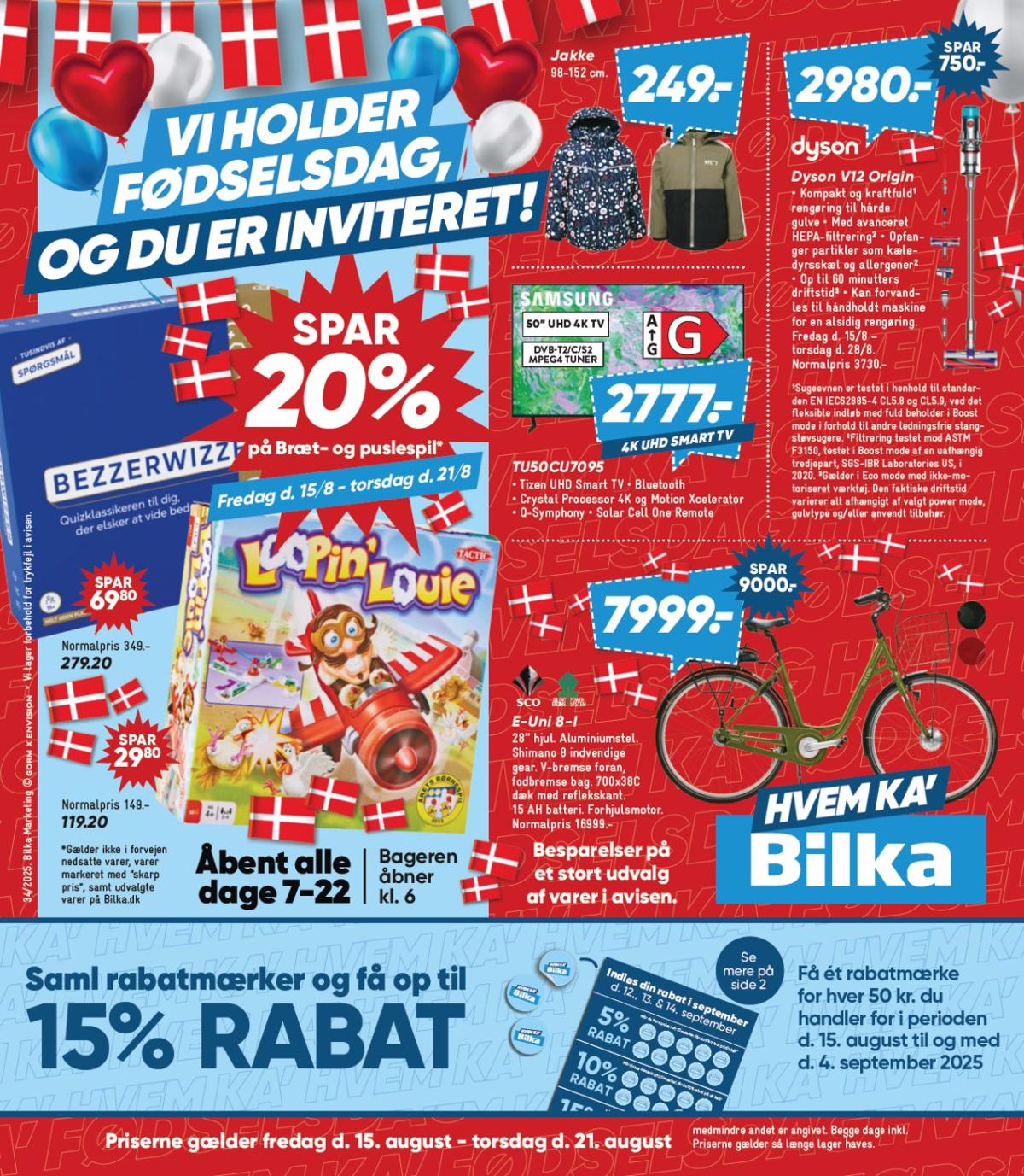 Bilka - Nonfood tilbudsavis gyldig fra 15.08. til 21.08.