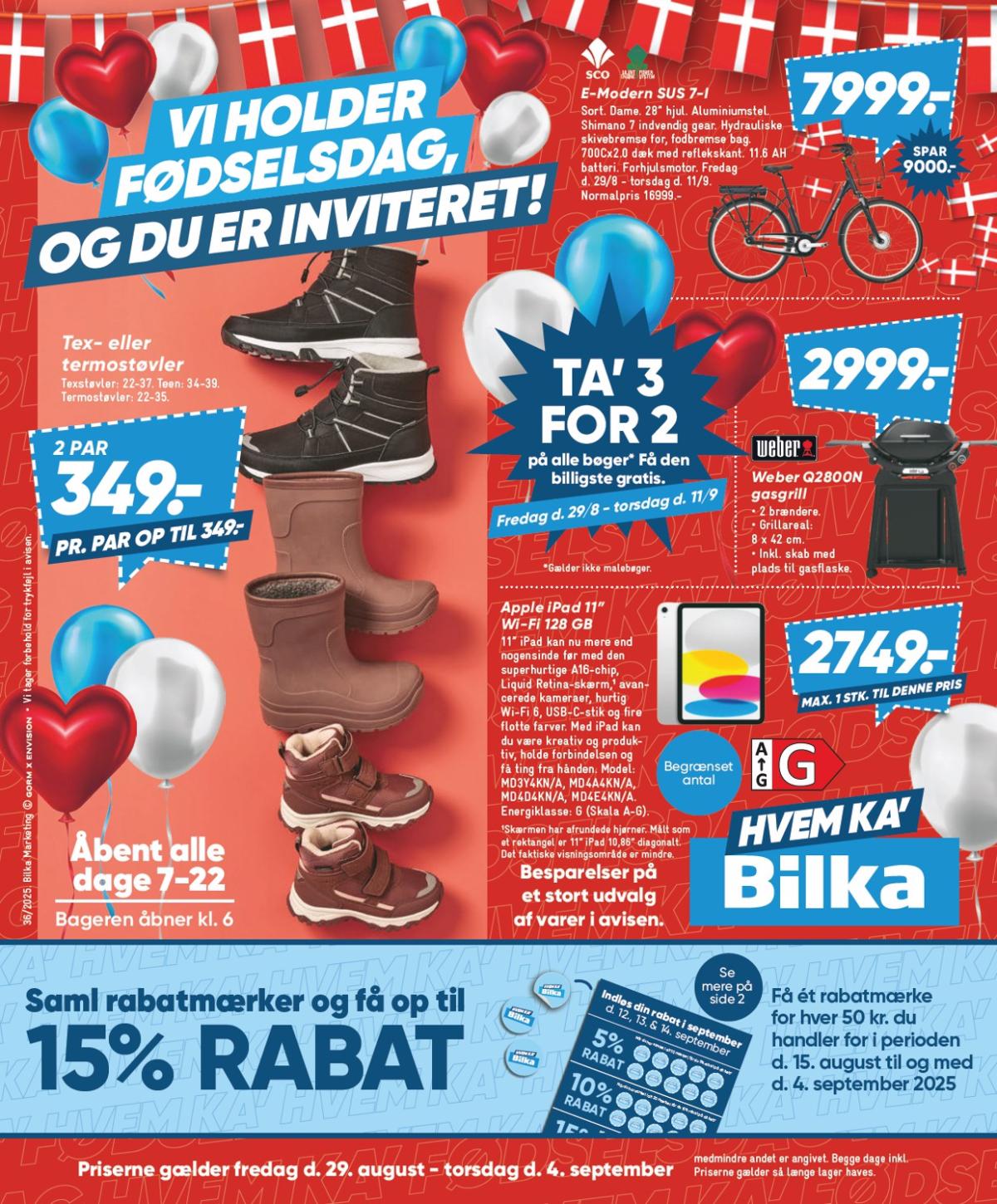Bilka - Nonfood tilbudsavis gyldig fra 29.08. til 04.09.