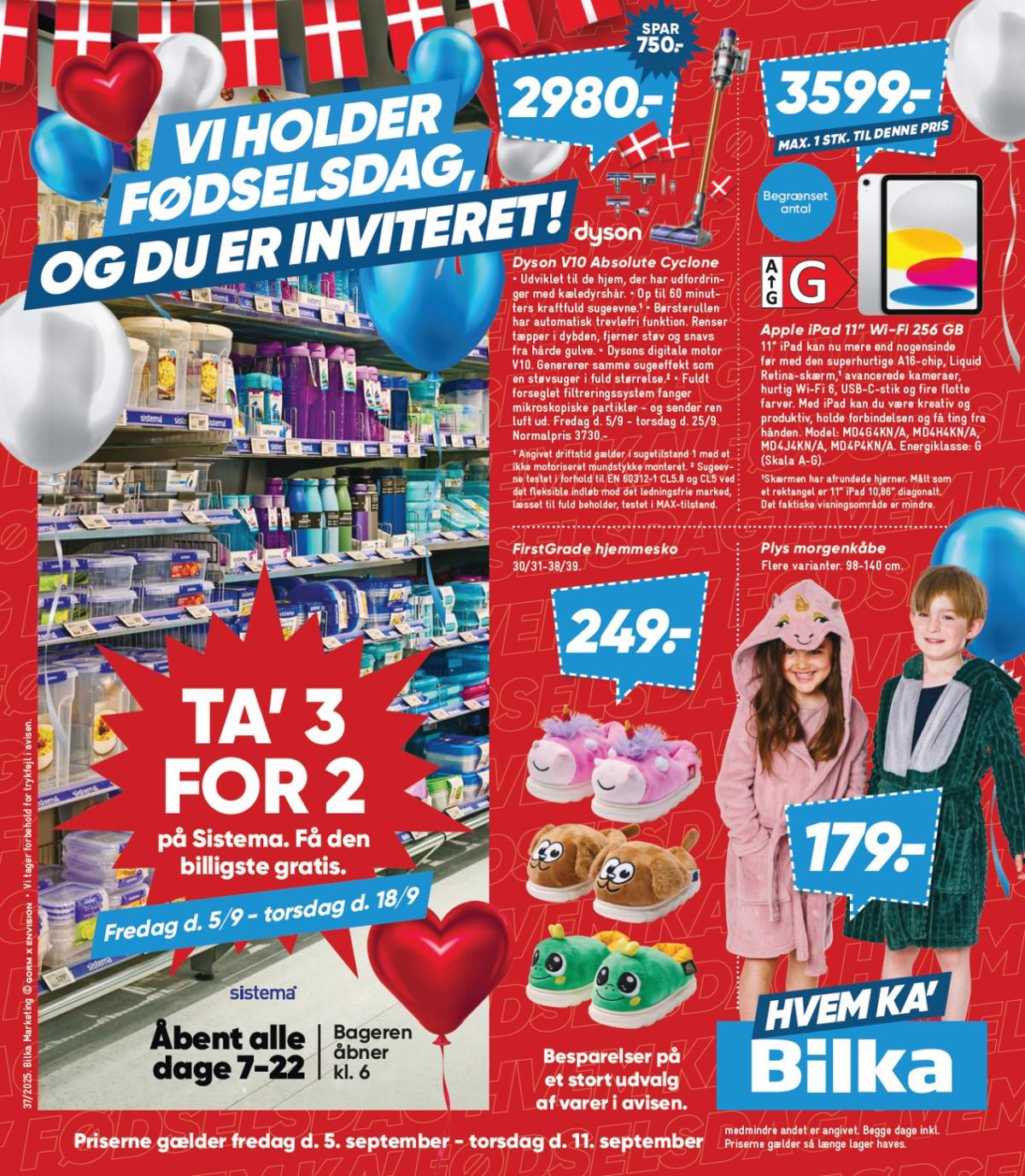 Bilka - Nonfood tilbudsavis gyldig fra 05.09. til 11.09.