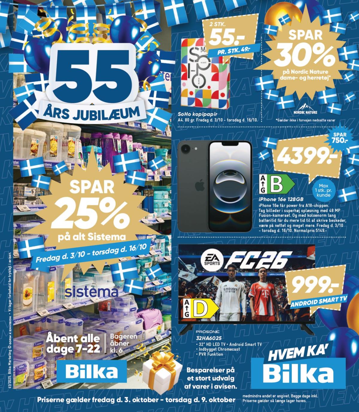 Bilka - Nonfood tilbudsavis gyldig fra 03.10. til 09.10.
