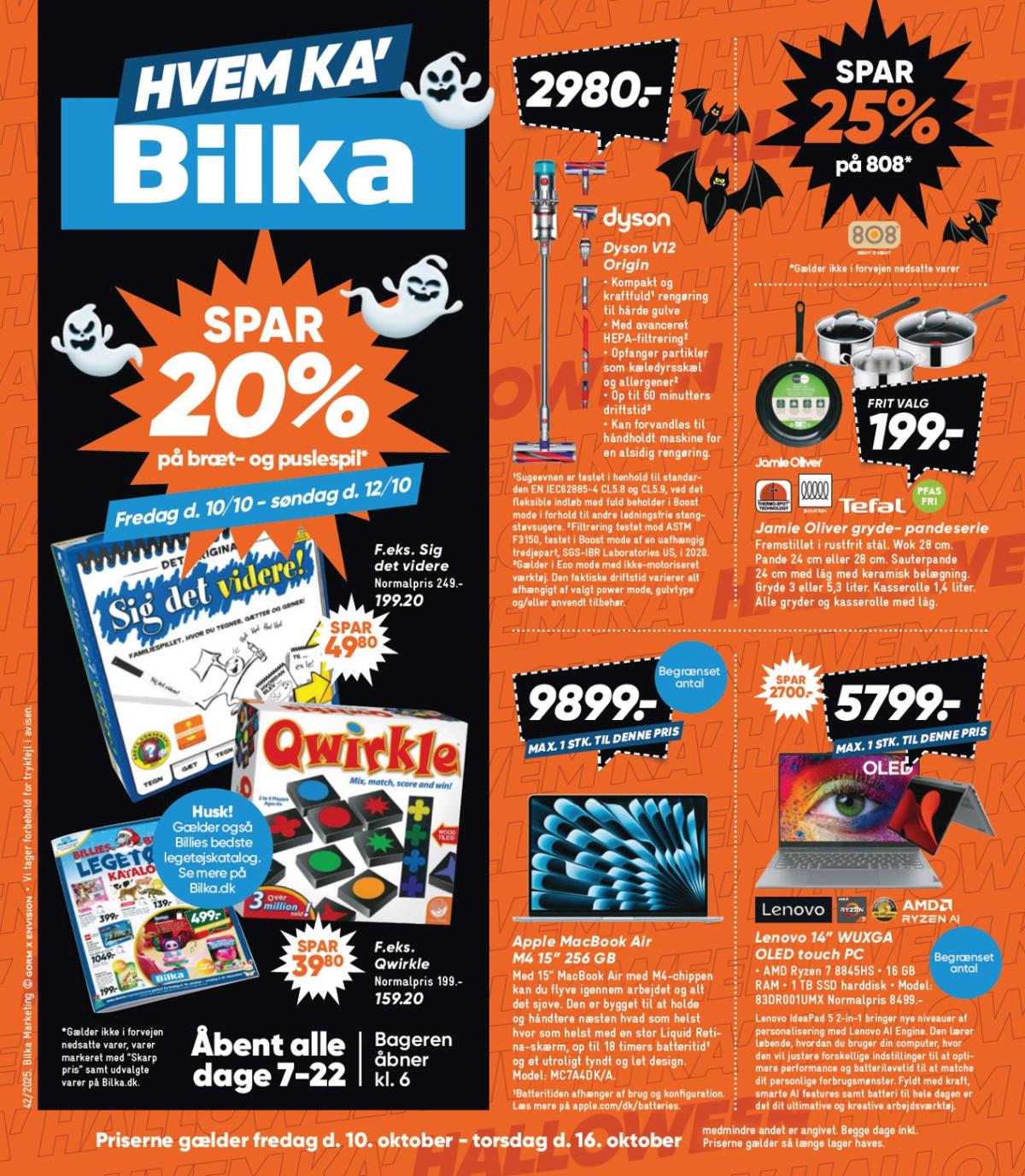 Bilka - Nonfood tilbudsavis gyldig fra 10.10. til 16.10.