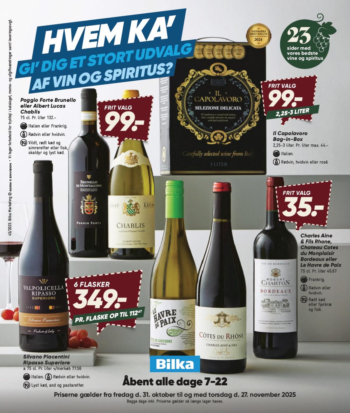 Bilka - Få inspiration tilbudsavis gyldig fra 31.10. til 27.11.