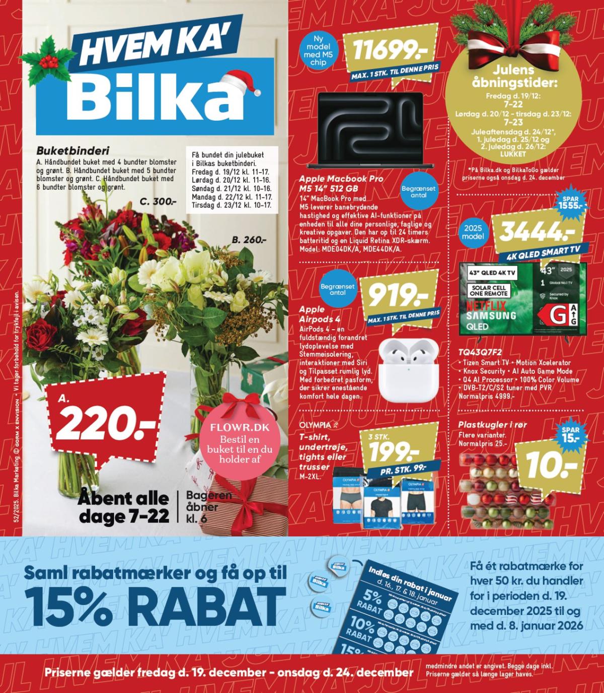 Bilka - Nonfood tilbudsavis gyldig fra 19.12. til 24.12.