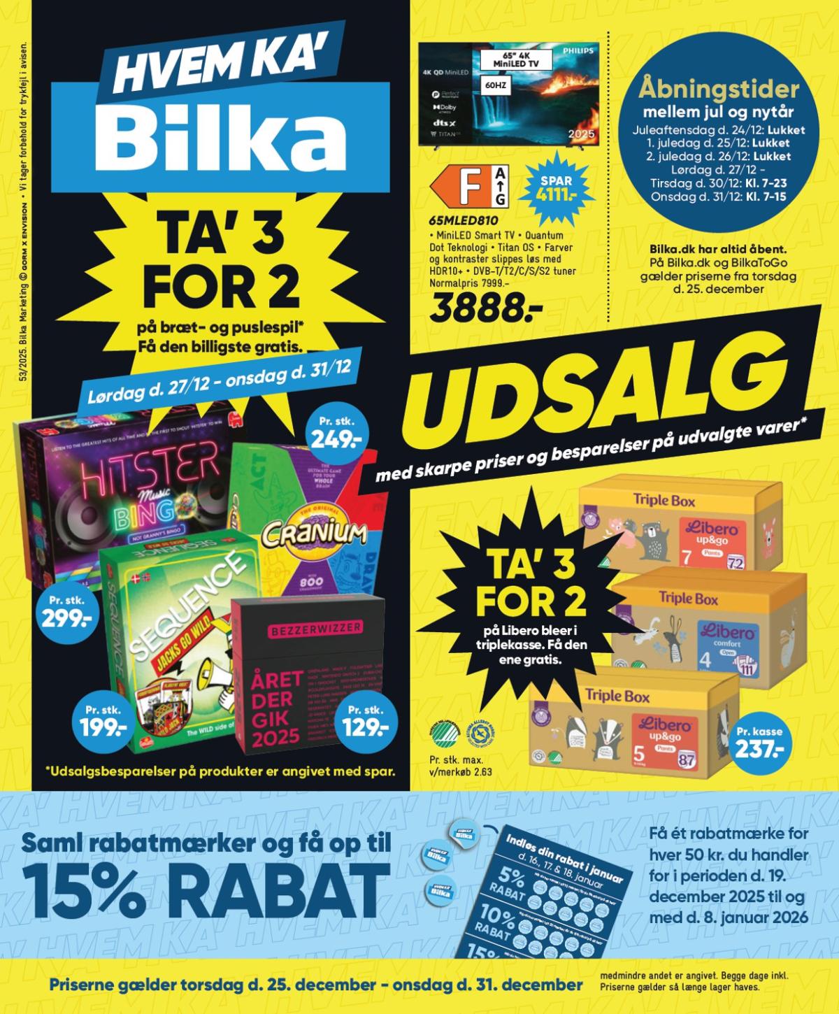 Bilka - Nonfood tilbudsavis gyldig fra 25.12. til 31.12.