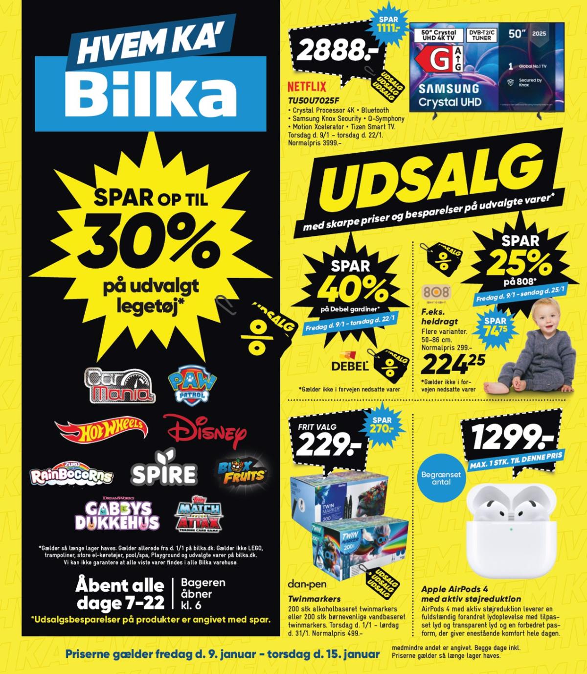 Bilka - Nonfood tilbudsavis gyldig fra 09.01. til 15.01.