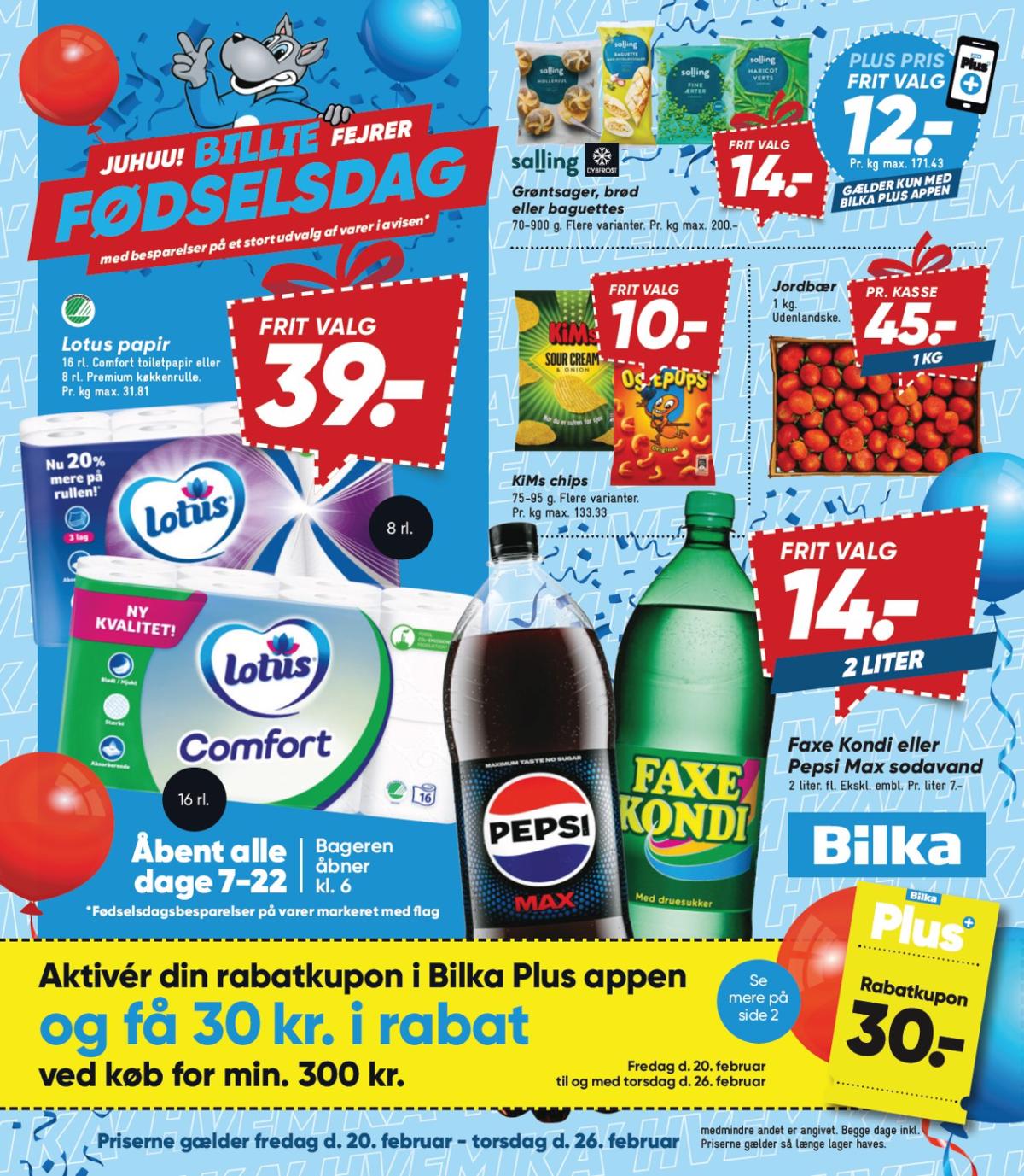 Bilka tilbudsavis gyldig fra 20.02.2026 til 26.02.2026